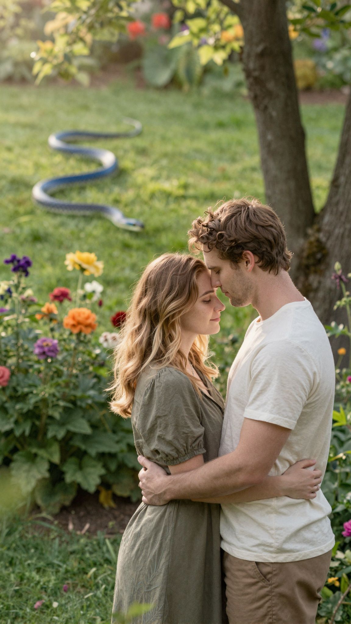 A kék sikló álomban a béke szimbolikája, a lélek mély harmóniáját és az önmagunkkal való egységet jelzi.