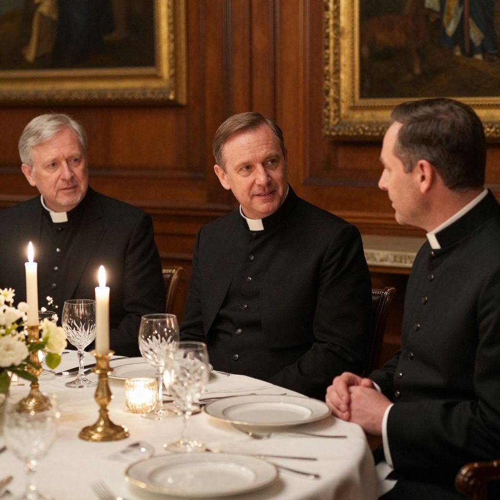 Az érsekkel vacsorázás a lélek mélyebb vágyait és titkos gondolatait hozza felszínre, varázslatos atmoszférában.