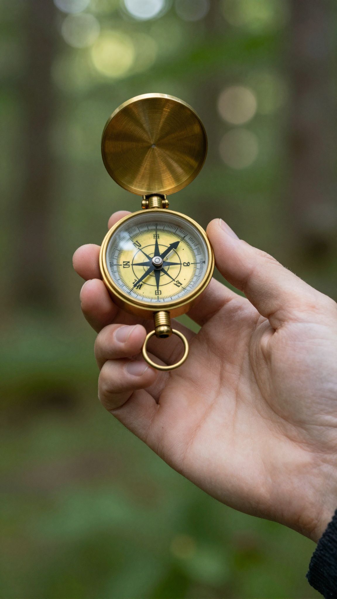 Az álomban tartott iránytű a belső utazás szimbóluma, amely felfedi a lélek rejtett vágyait és irányait.
