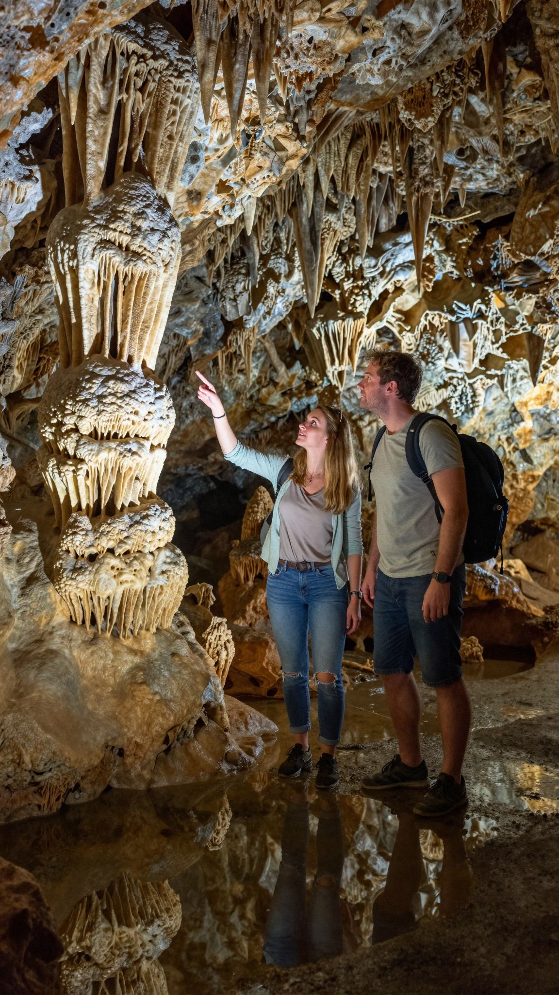 A barlang sötét mélységei titkokat rejthetnek: álmaidban másokkal együtt felfedezni őket izgalmas és misztikus utazás lehet.