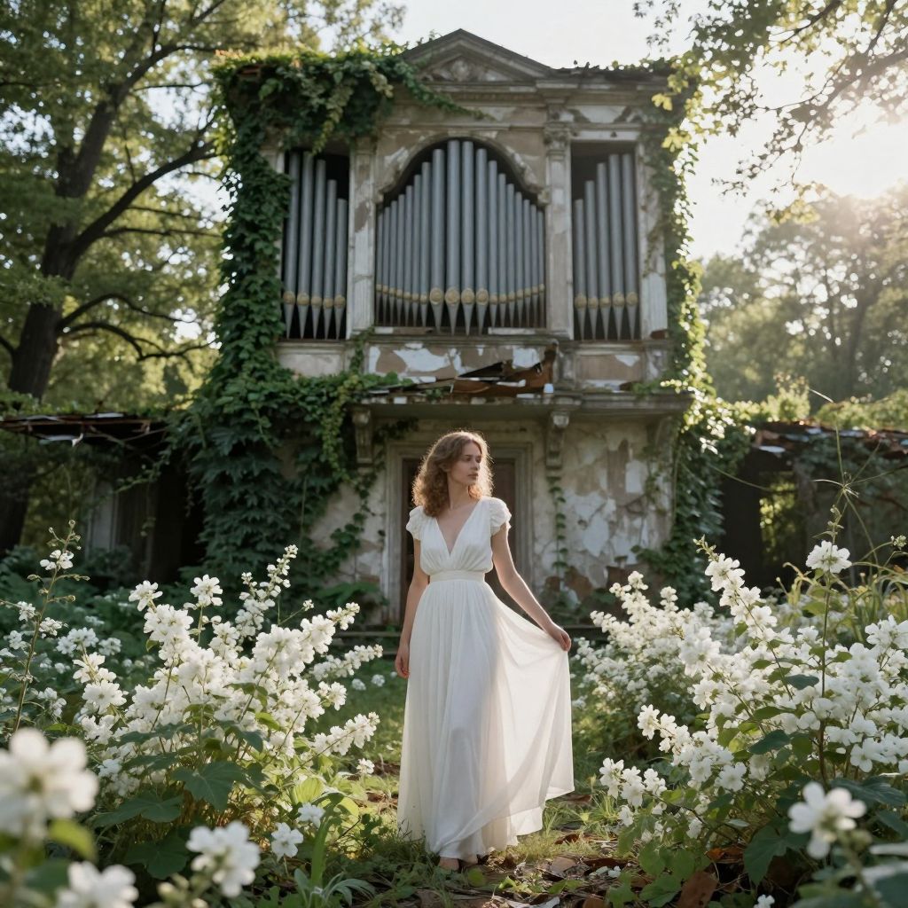 Az elhagyatott orgona titkokat őriz, hangjai a múlt fájdalmát és a jövő reményeit ébresztik fel álmainkban.