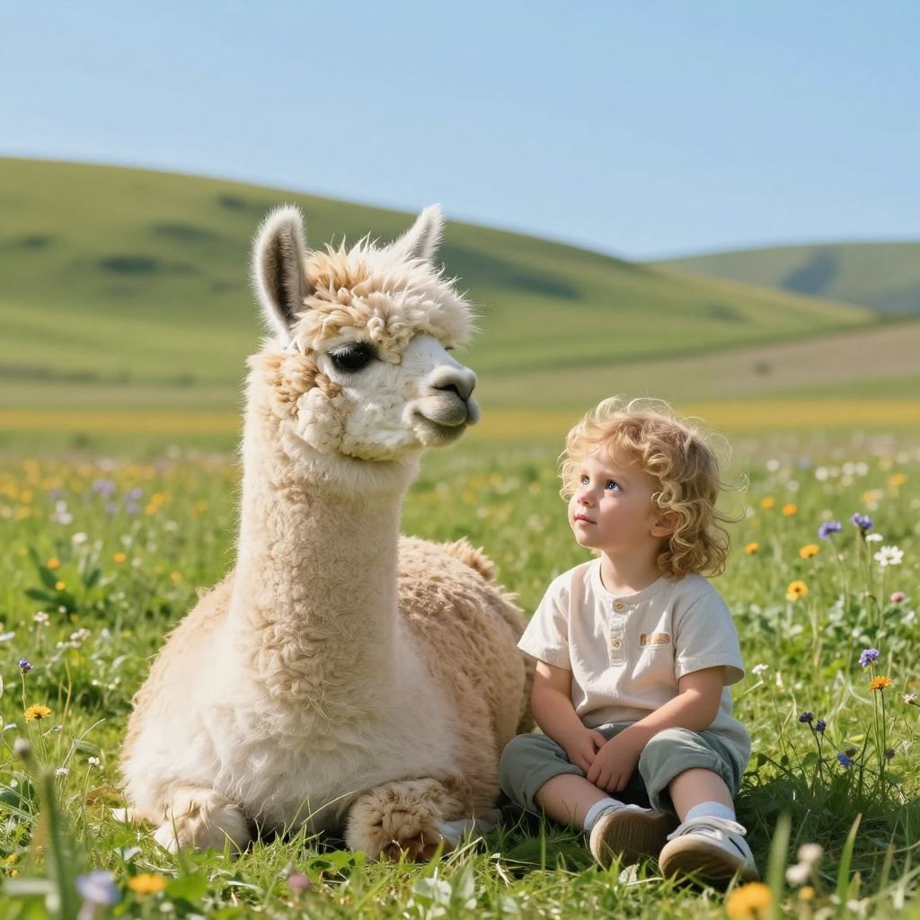 A láma álomban megjelenő képe gyakran a belső béke és a spiritualitás keresését szimbolizálja.
