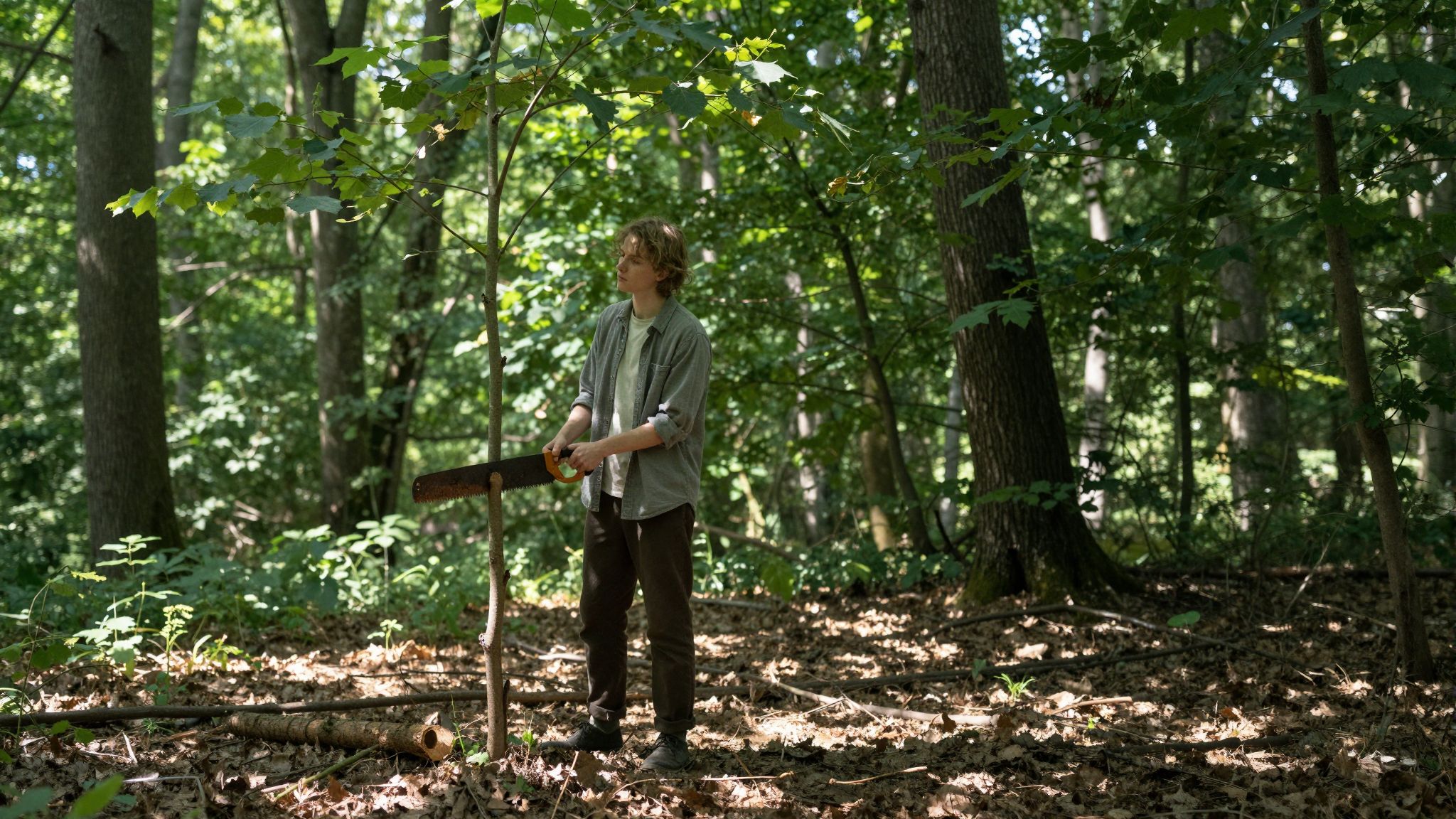 Álomban a fa kivágása az élet kibontakozását, ugyanakkor a múlt hagyásának nehézségeit is szimbolizálja.