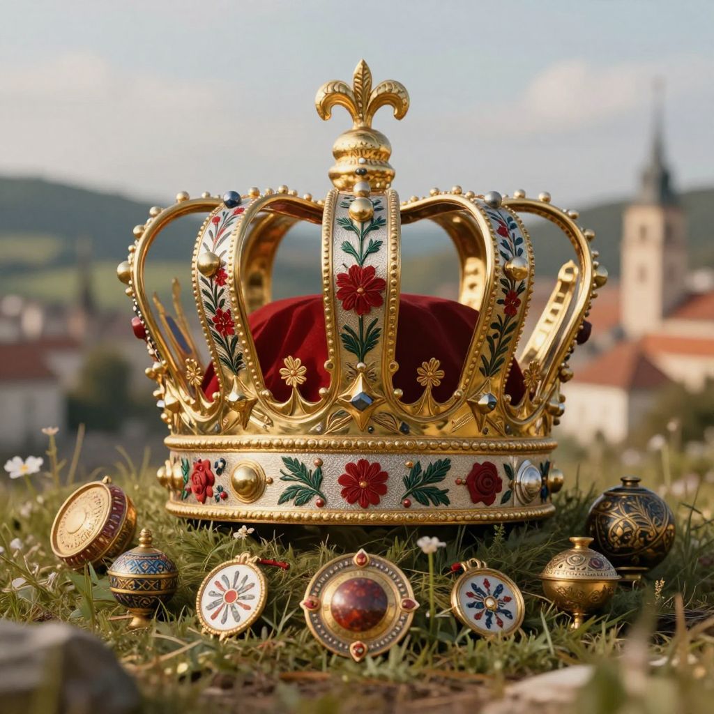 A korona a hatalom és bölcsesség jelképe, amely álmokban a szív rejtett vágyaival és titkaihoz vezethet.