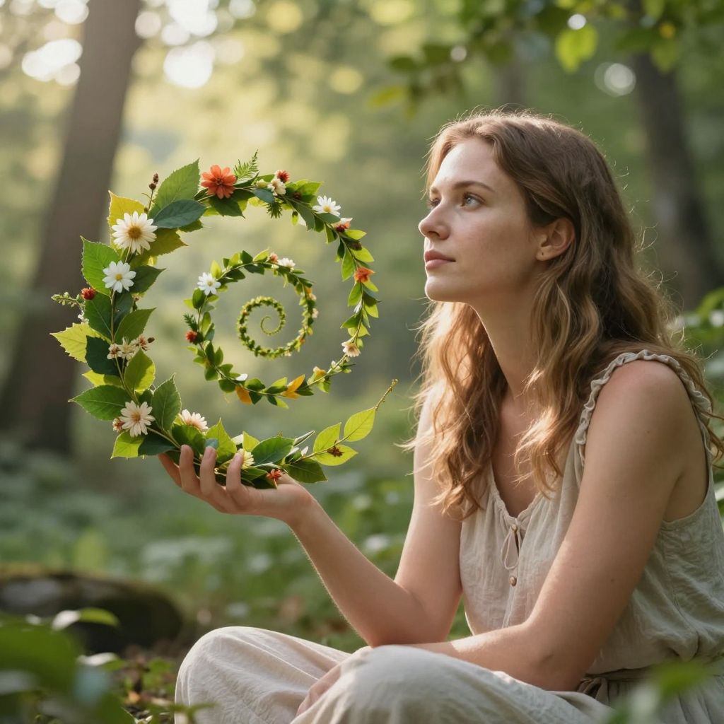 A spirál a lélek utazásának szimbóluma, emlékeztetve az élet végtelen körforgására és a belső fejlődésre.