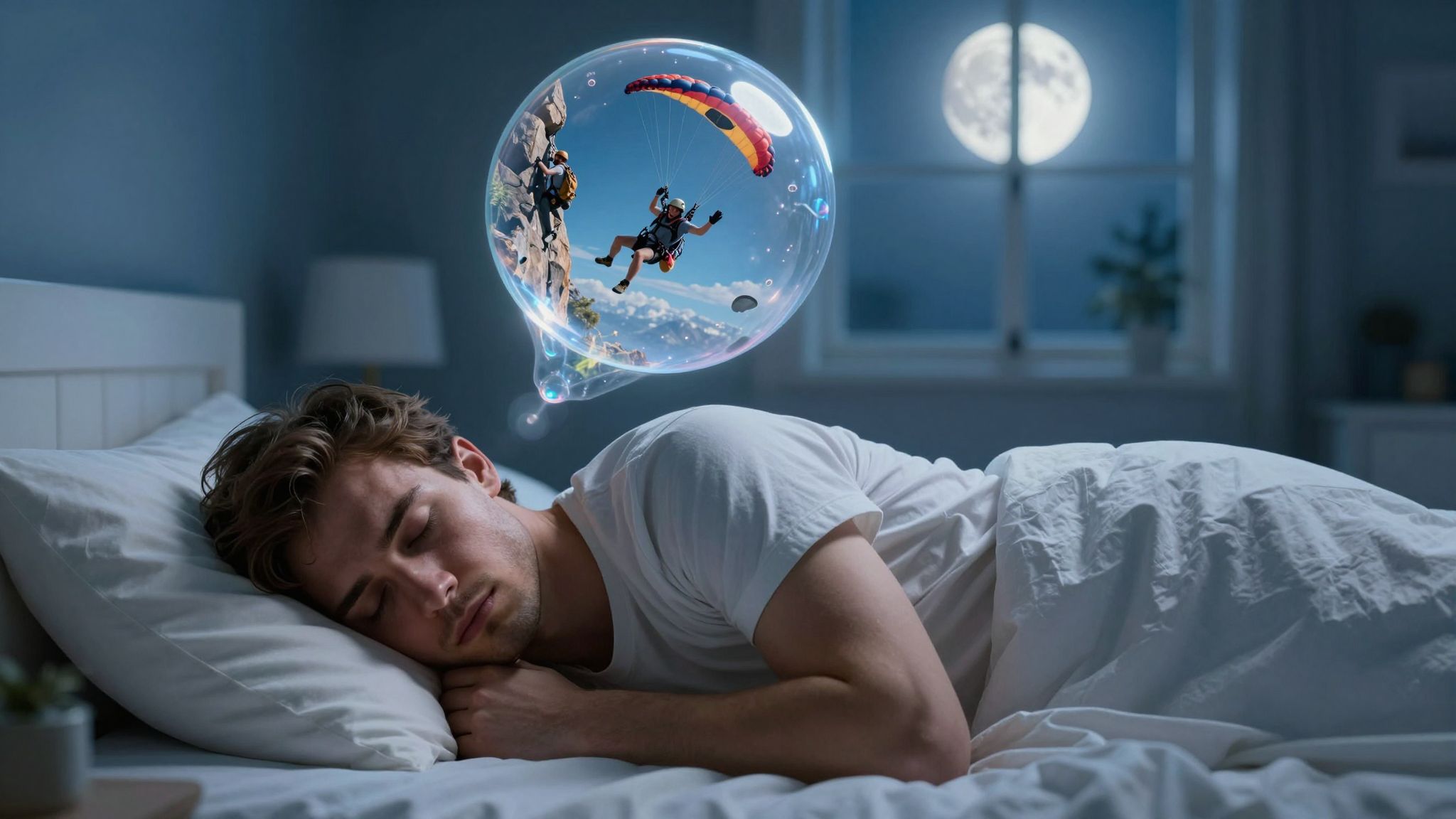 Az adrenalinos álmok a bátorság szimbolikáját hordozzák, felfedező útra hívva a tudatalattid mélységeibe.