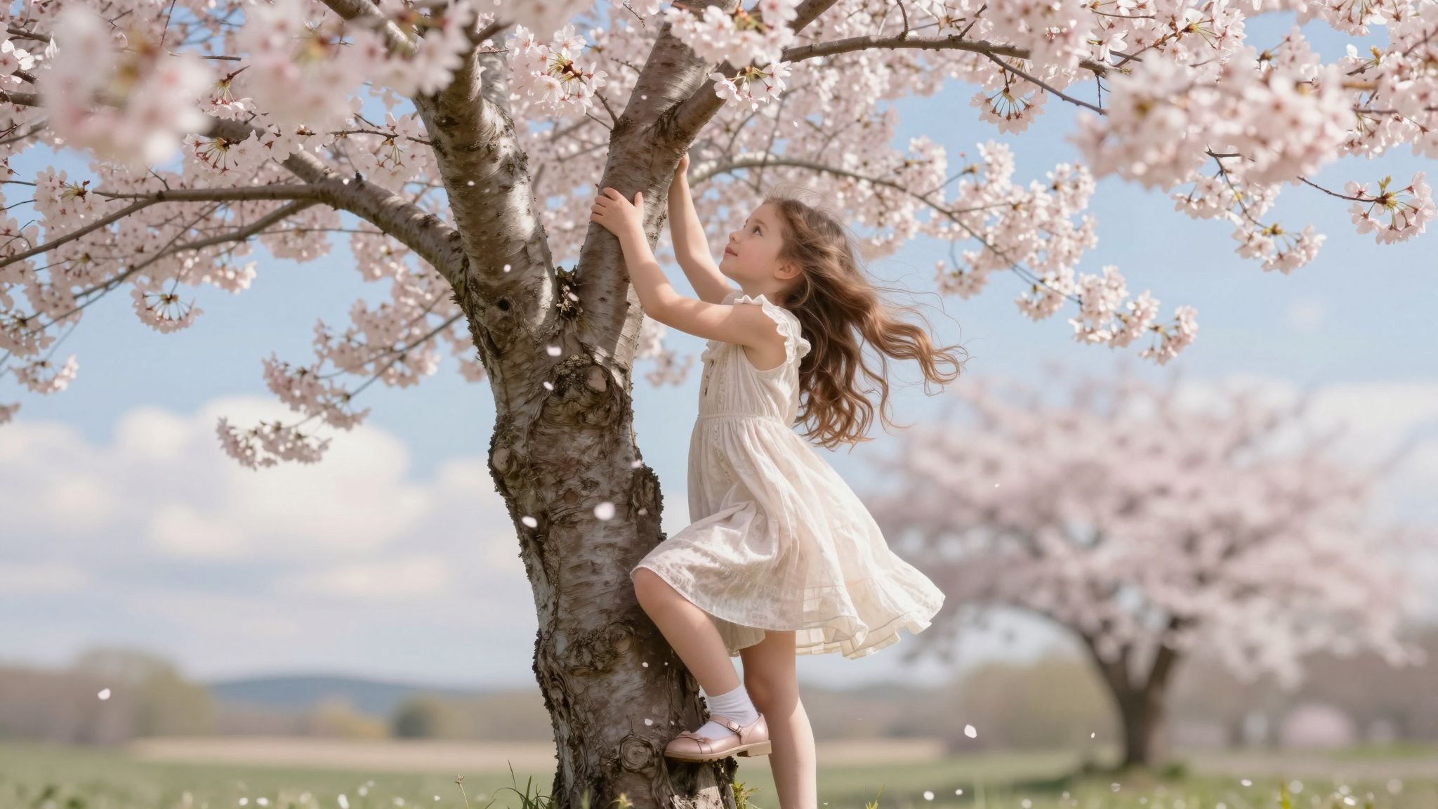 A cseresznyefán mászni álomban a vágyak beteljesülését és a felfedezés örömét jelképezi, édes titkokat rejtve.