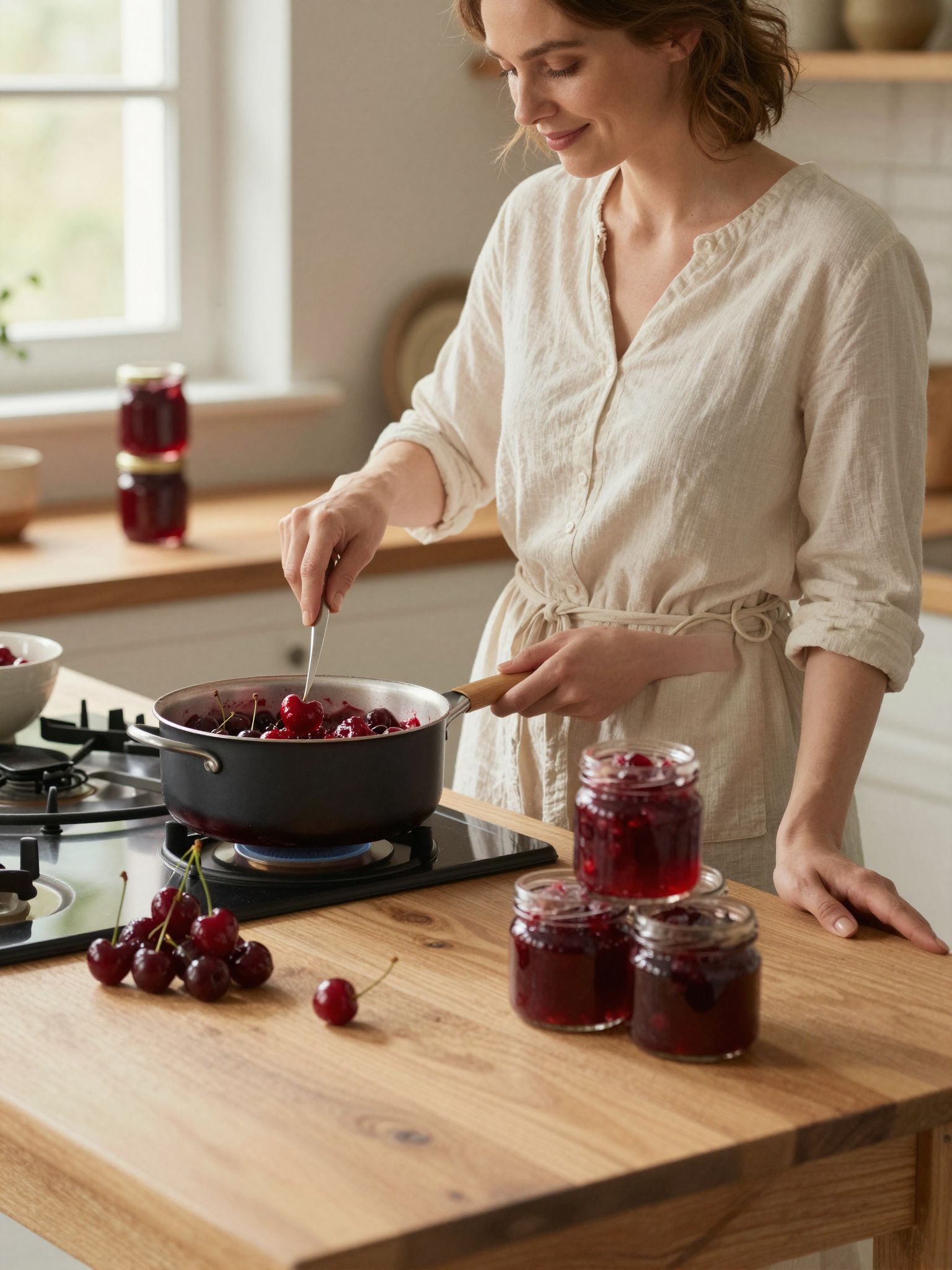 Álmunkban a cseresznyelekvár édes íze varázslatos emlékeket ébreszt, és a boldogság forrását jelképezi a lelkünkben.
