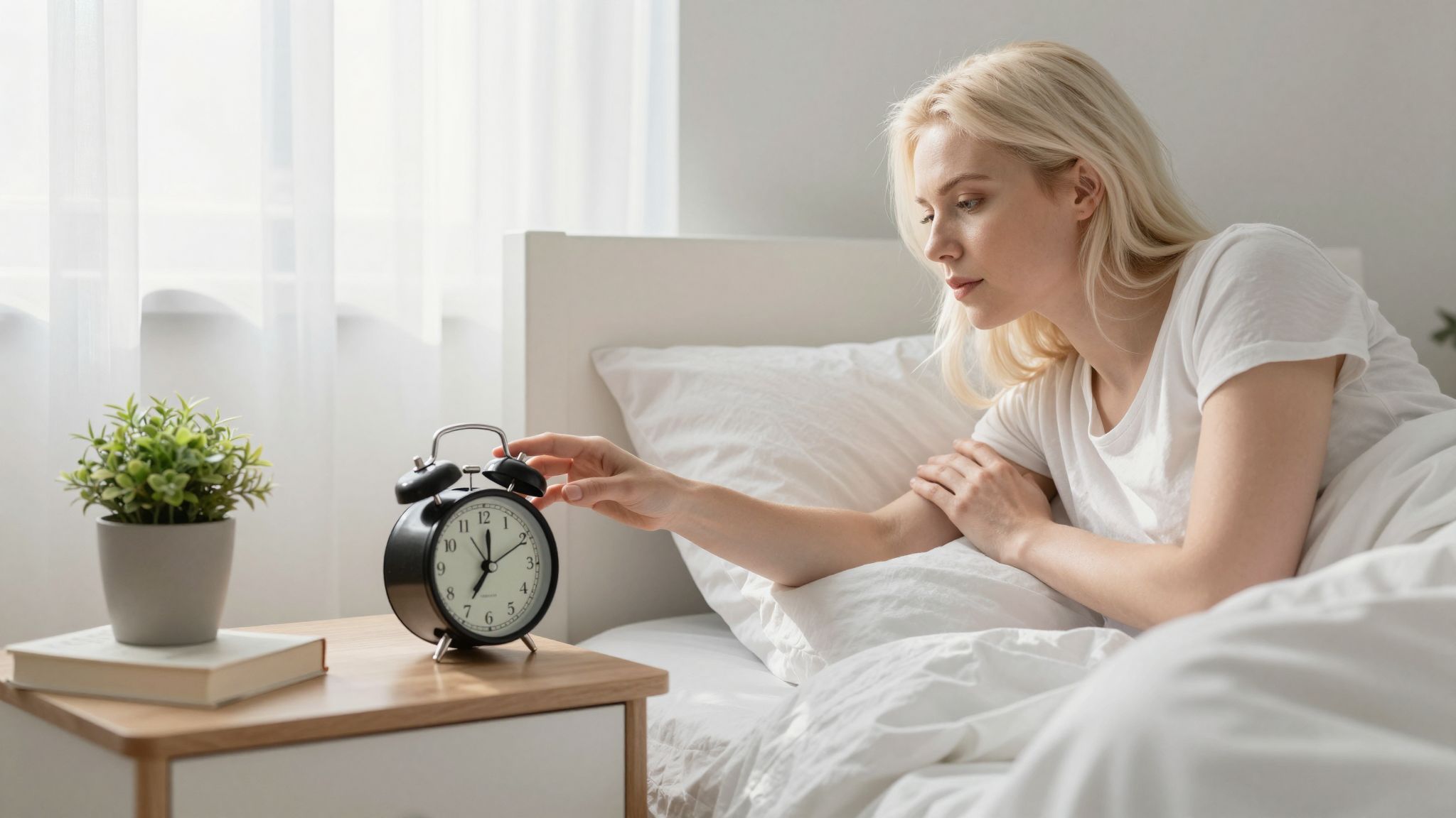 Az álomban az ébresztőóra csendje a tudatalatti üzenetek felfedezésének kapuját nyitja meg, rejtett vágyakat felfedve.