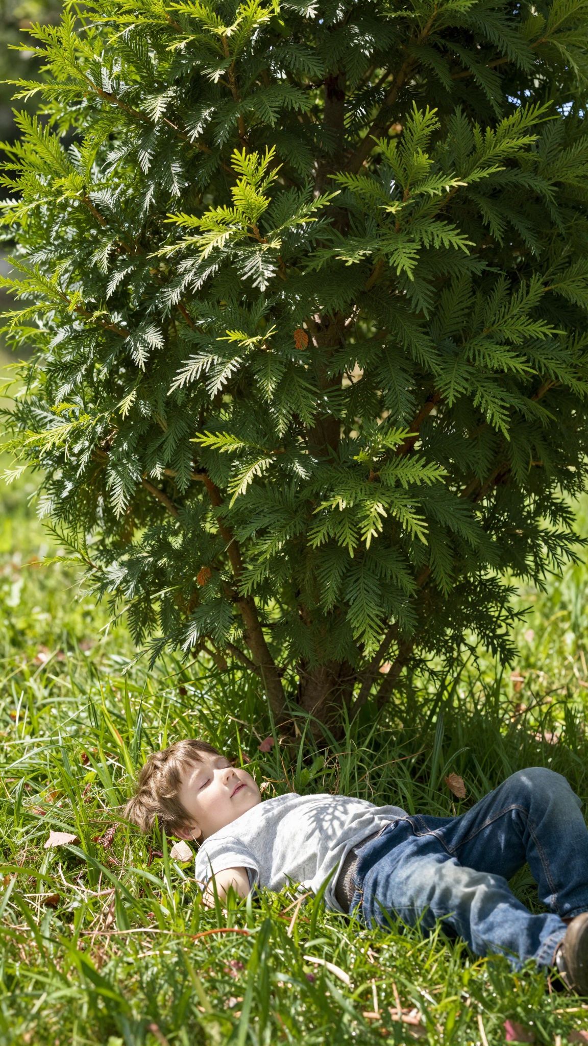 A fiatal cédrusfa álomban új kezdetek ígéretét hordozza, rejtett erőket és álmokat ébresztve fel szívünkben.
