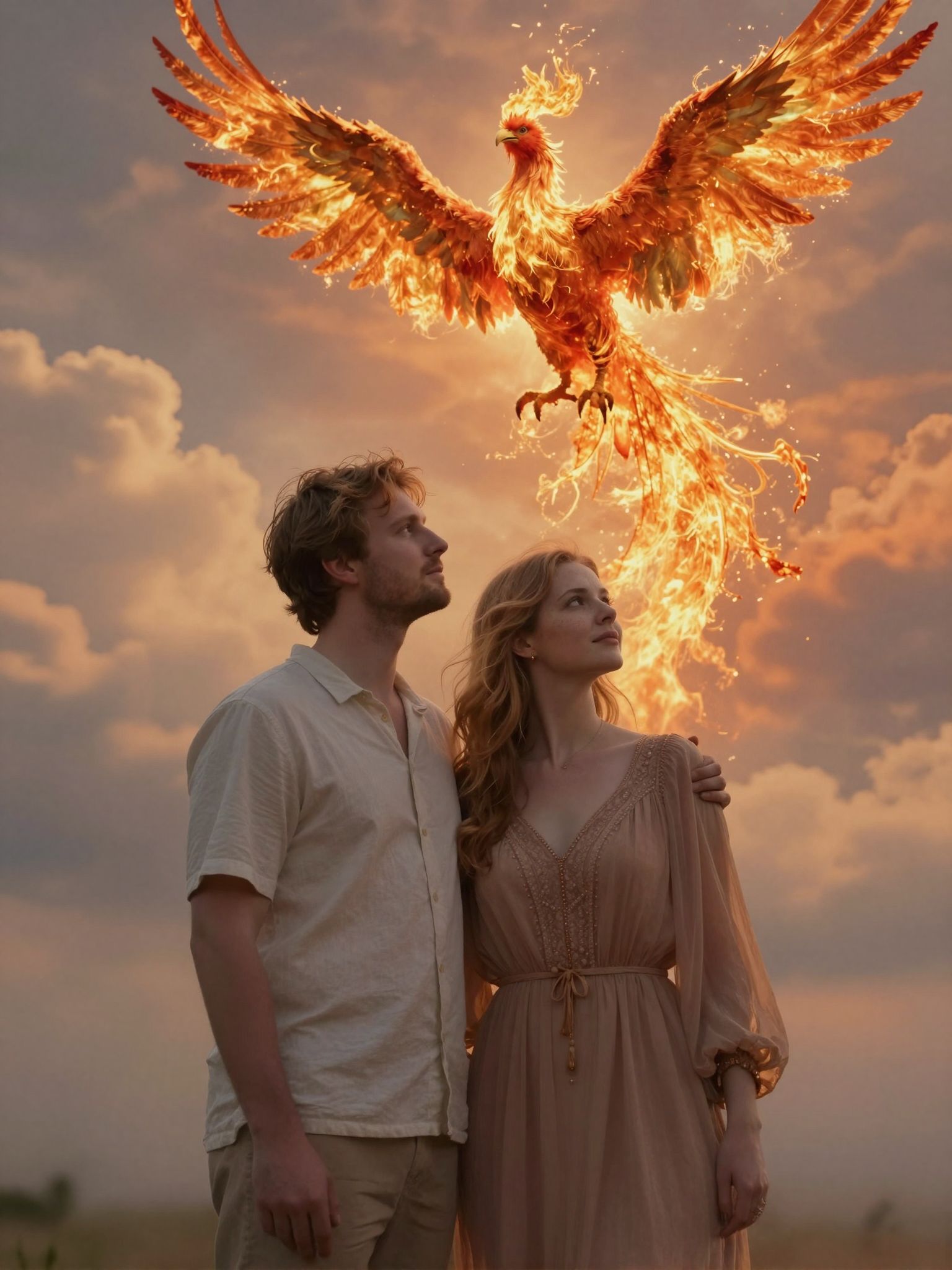 A főnix szimbolikája a megújulás erejét hordozza, kapcsolatainkban pedig a második esélyek varázsát idézi fel.