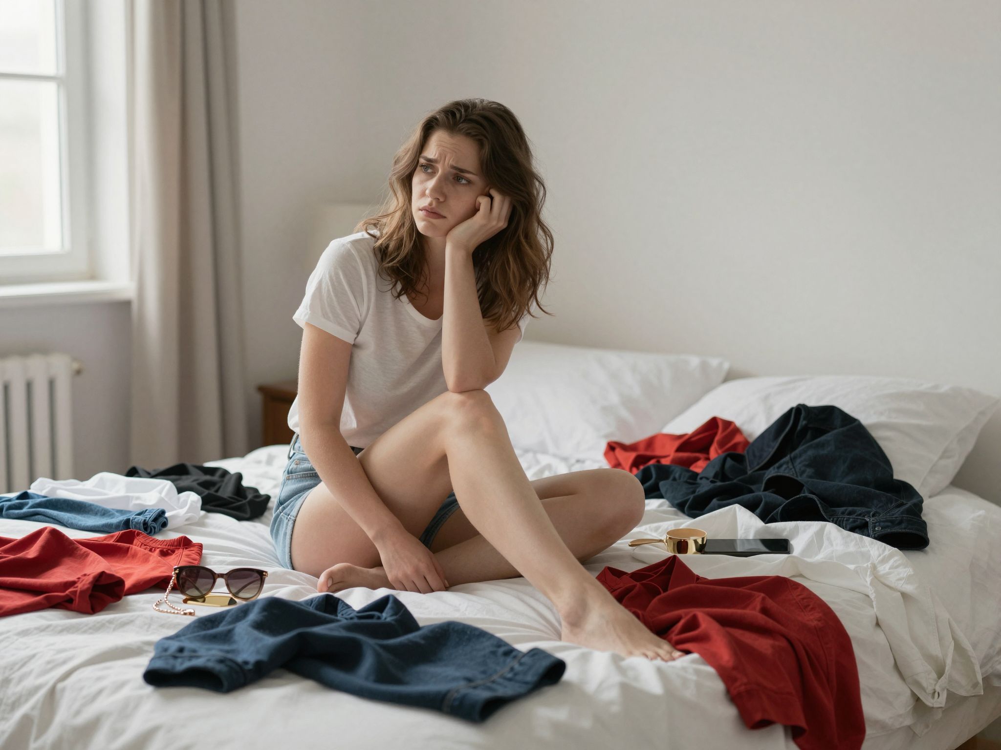 A hangyák a ruházaton a tudatalatti szorongást tükrözhetik, melyek a társadalmi elvárások súlyát hordozzák.