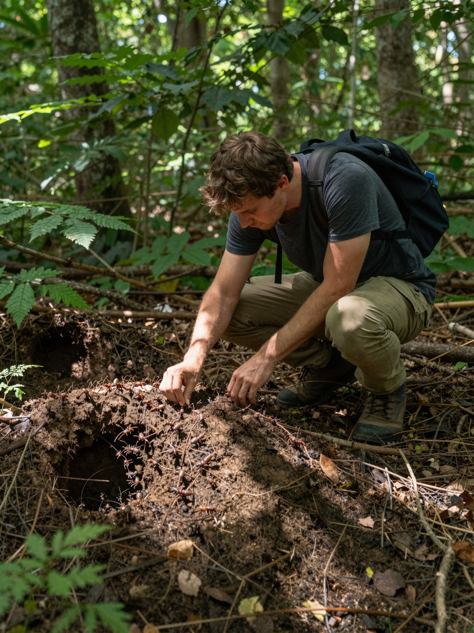 Az erdő mélyén a hangyák titkos világot építenek, hol a rejtett tudás szövevénye a lélek álmaiban bontakozik.