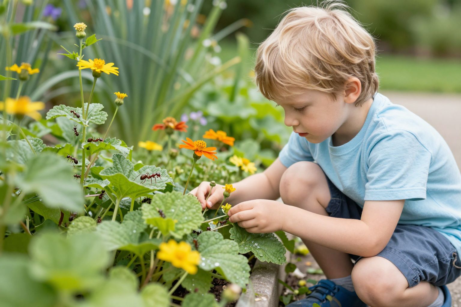 A hangyák és növények összhangja a természet csodáit rejti, hol a közös élet a lélek tápláléka.