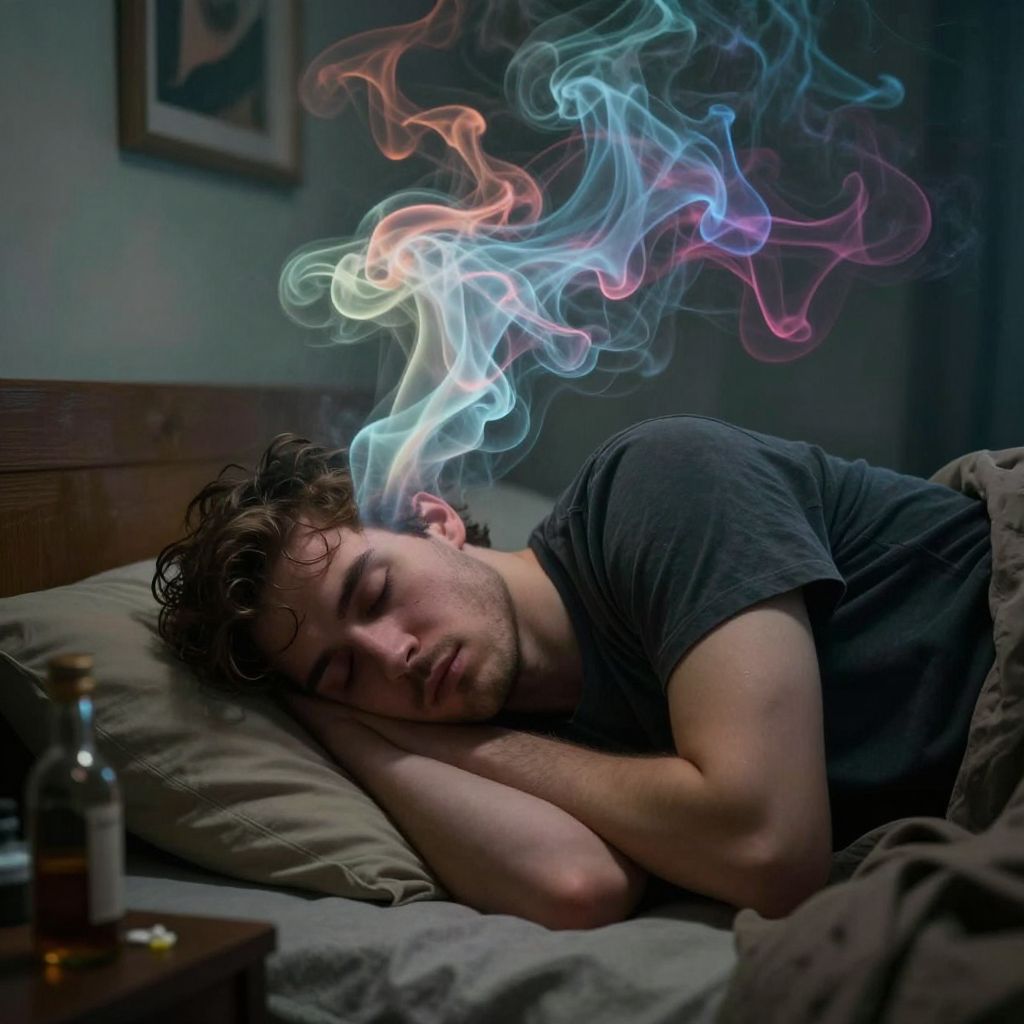 A kábítószerek és alkohol bűvöletében álmok szőtte világok nyílnak meg, ahol valóság és illúzió határvonalai elmosódnak.