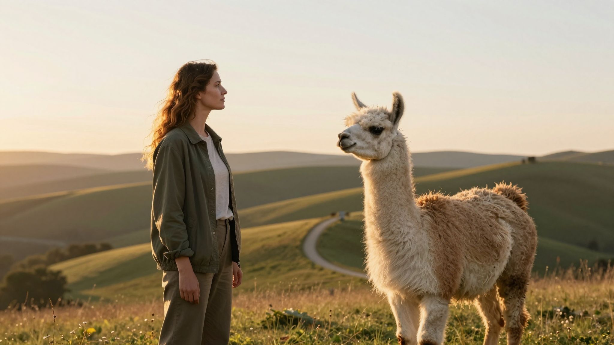 A láma álmokban a belső utazást szimbolizálják, hol a lélek szabadságra és békére vágyik a végtelen préri fölött.