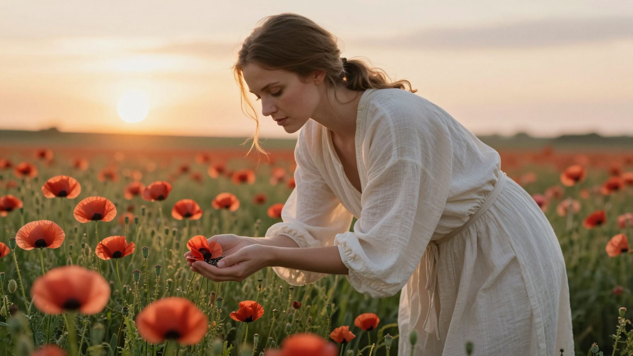 A mák szárítása álomban a várakozás szimbolikus táncát jelzi, ahol a türelem aranyat ér, és a pillanat minden titkot rejt.