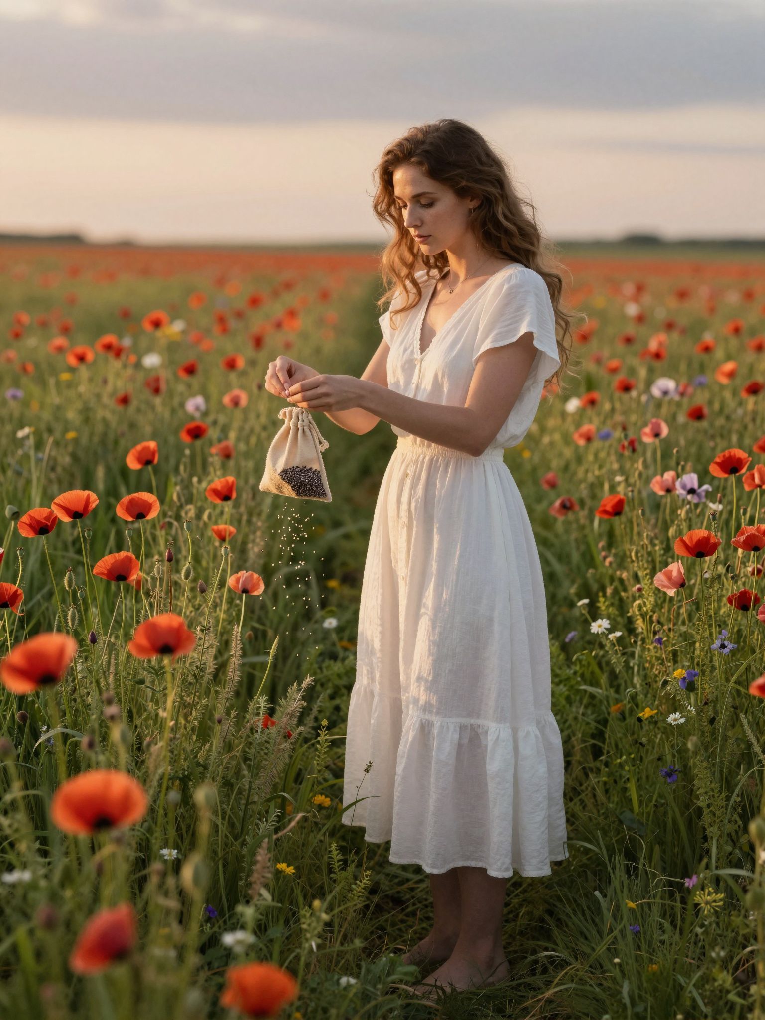 A mák szórása az álmokban bőséget és új lehetőségeket ígér, mint egy varázslatos mag, amely gazdagságot hoz.