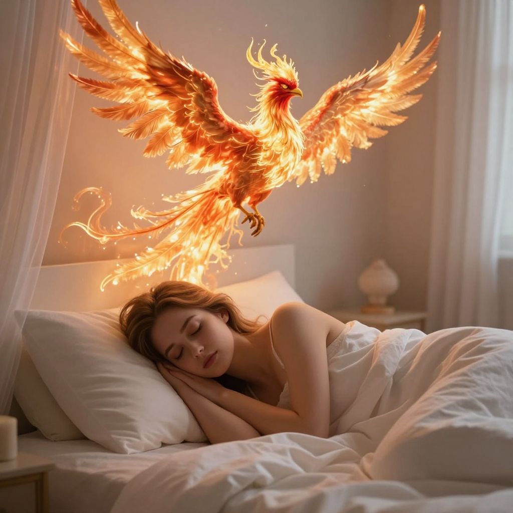 A főnix szárnyainak érintése azt jelzi, hogy új kezdetekre és megújulásra vagy készen!