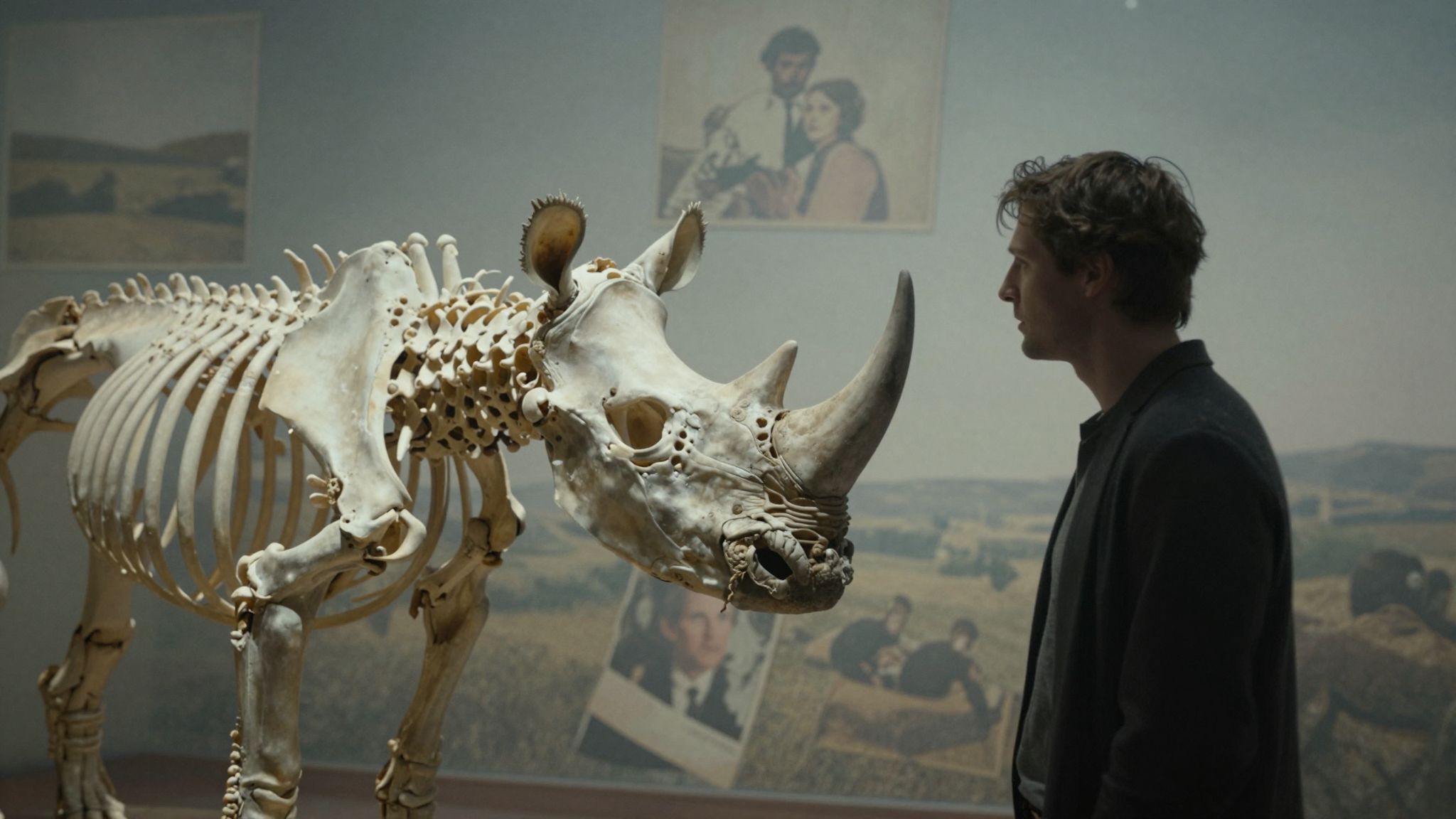 Az orrszarvú csontváz az álmokban az elveszett emlékek varázslatos őrzője, kiemelve a múlt titkait és tanulságait.