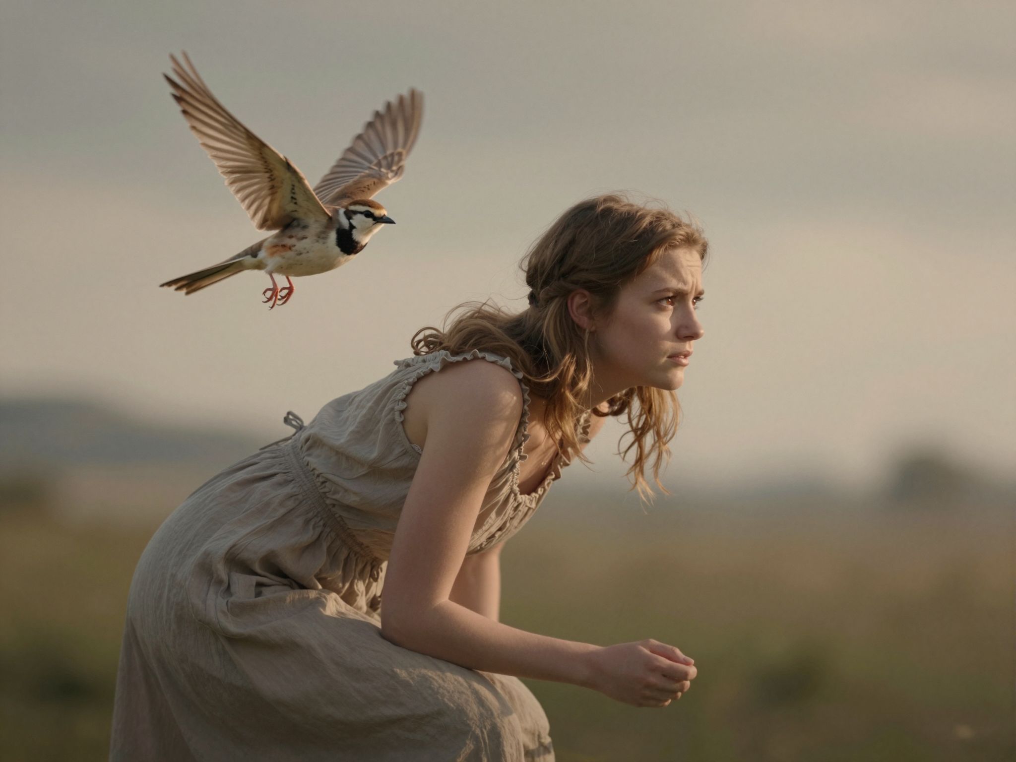 A pacsirtát üldözni álomban az elválasztottság érzését tükrözi, miközben a vágyak utáni futás frusztráló illúziót teremt.