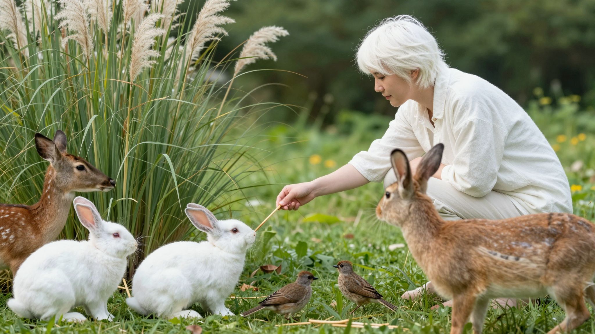 Az álomban náddal etetett állatok a lelki táplálékot és a mély kapcsolatokat szimbolizálják az életben.