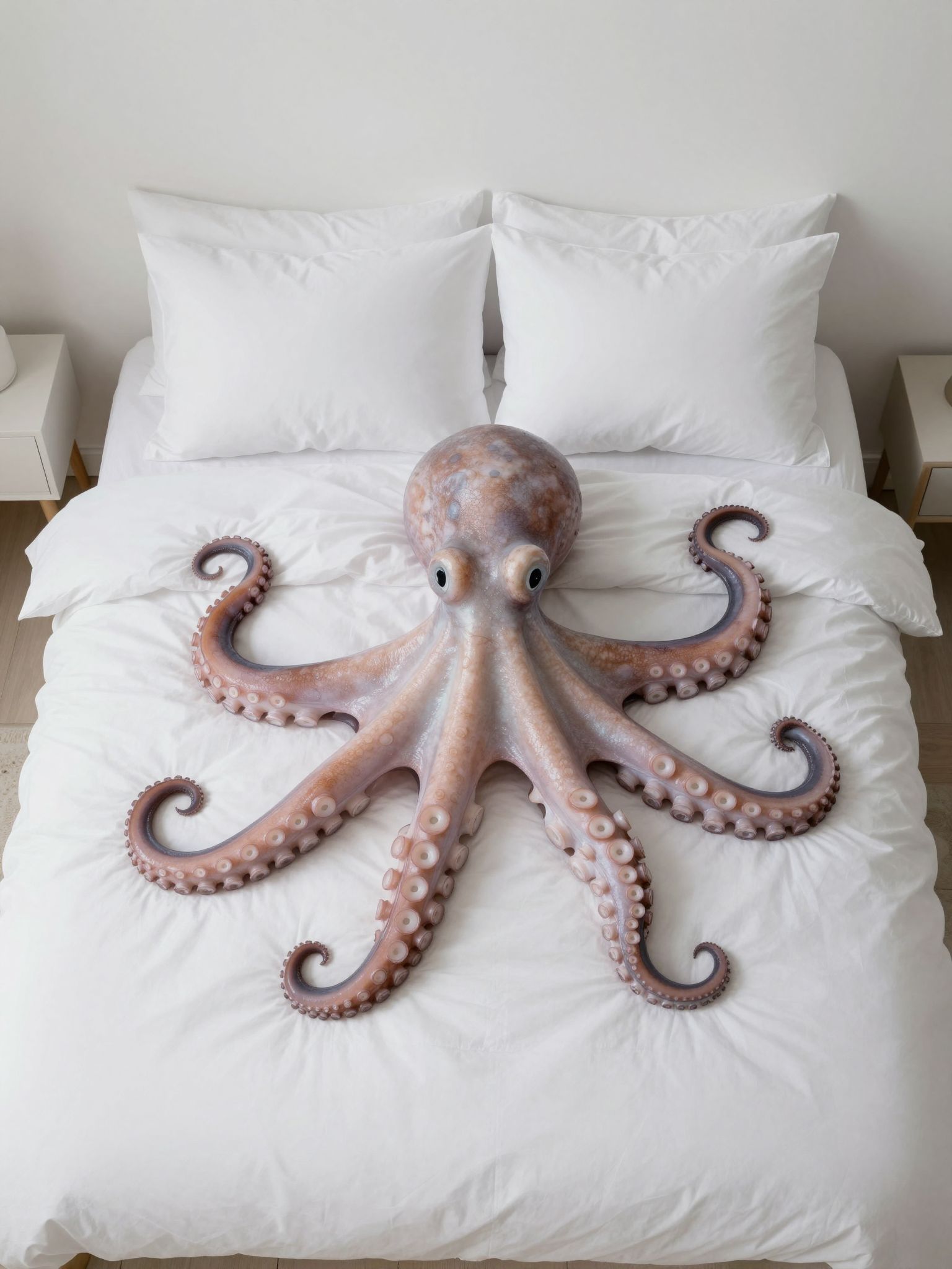 A polip az ágyban titokzatos vágyakat és elfojtott érzéseket szimbolizál, melyek álmunkban felszínre törnek.