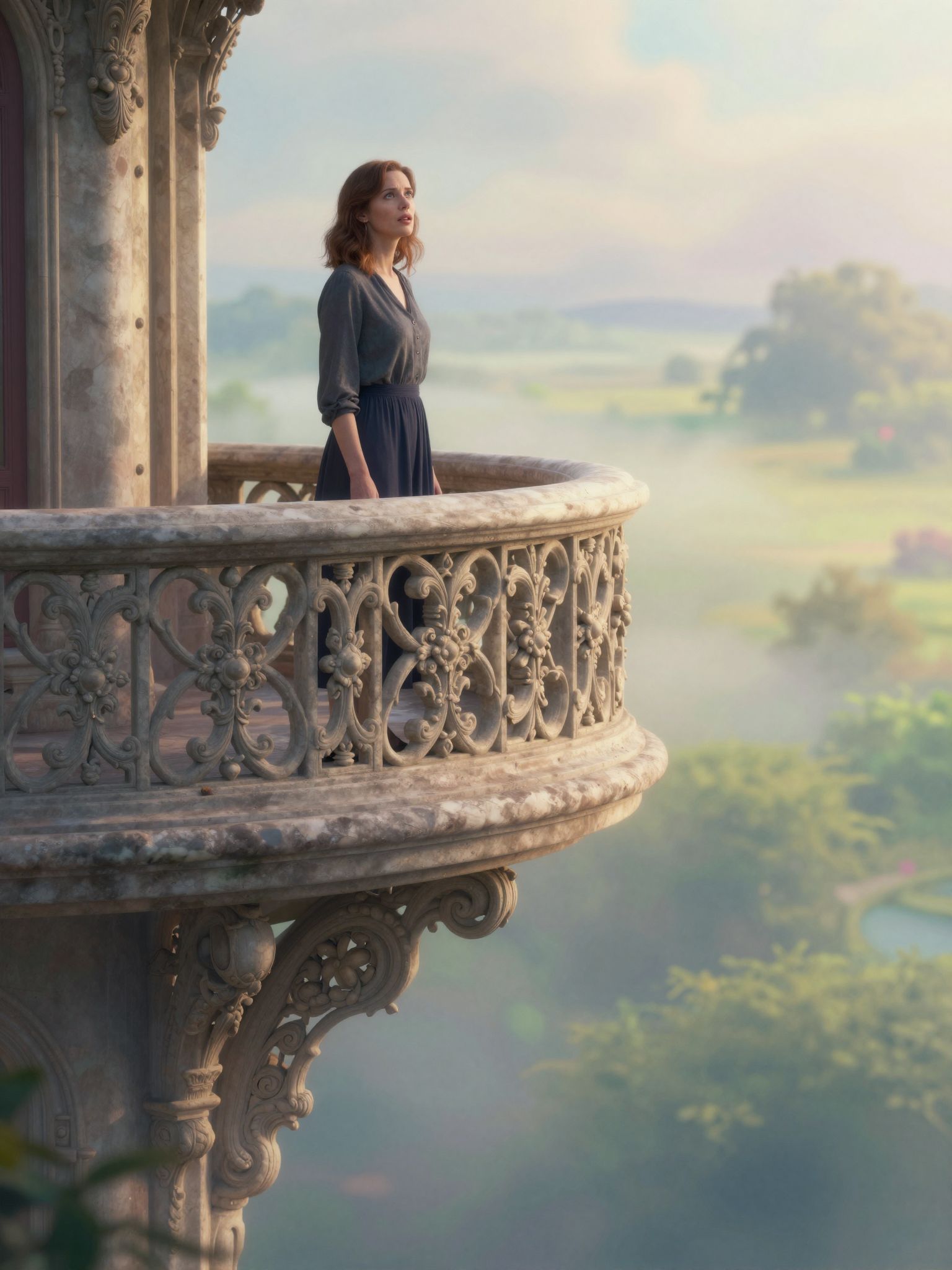 A hirtelen eltűnő karzat az elhagyatottság érzését hozza, mintha a valóság foszlányai szivárognának el az álmunkból.