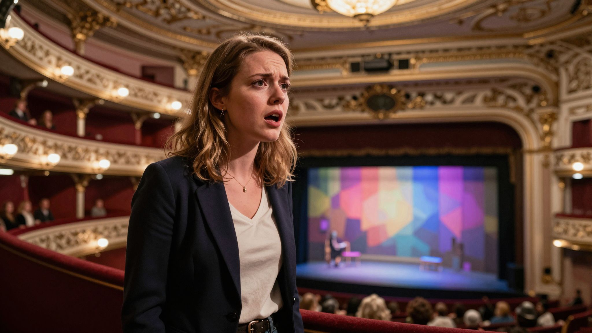 Álomban a karzatról való kiabálás a belső én hangjának felerősítését, elnyomott vágyaink felszabadítását szimbolizálja.