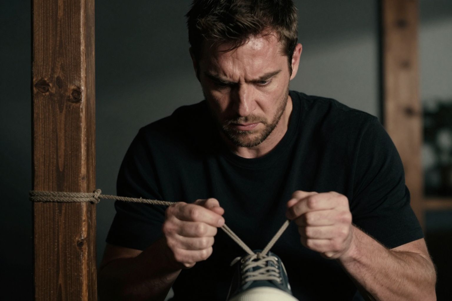 Álomban cipőfűzővel akasztani valakit, titkos haragunk szimbóluma, mellyel a múlt sérelmeit próbáljuk feloldani.