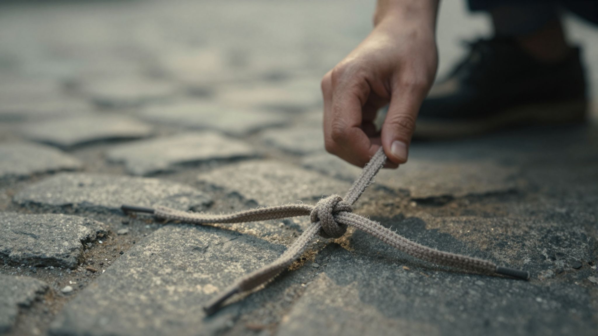 A kioldott cipőfűző álma a belső feszültség és az élet kiszámíthatatlanságának érzését tükrözi, mint egy szélfútta álom.