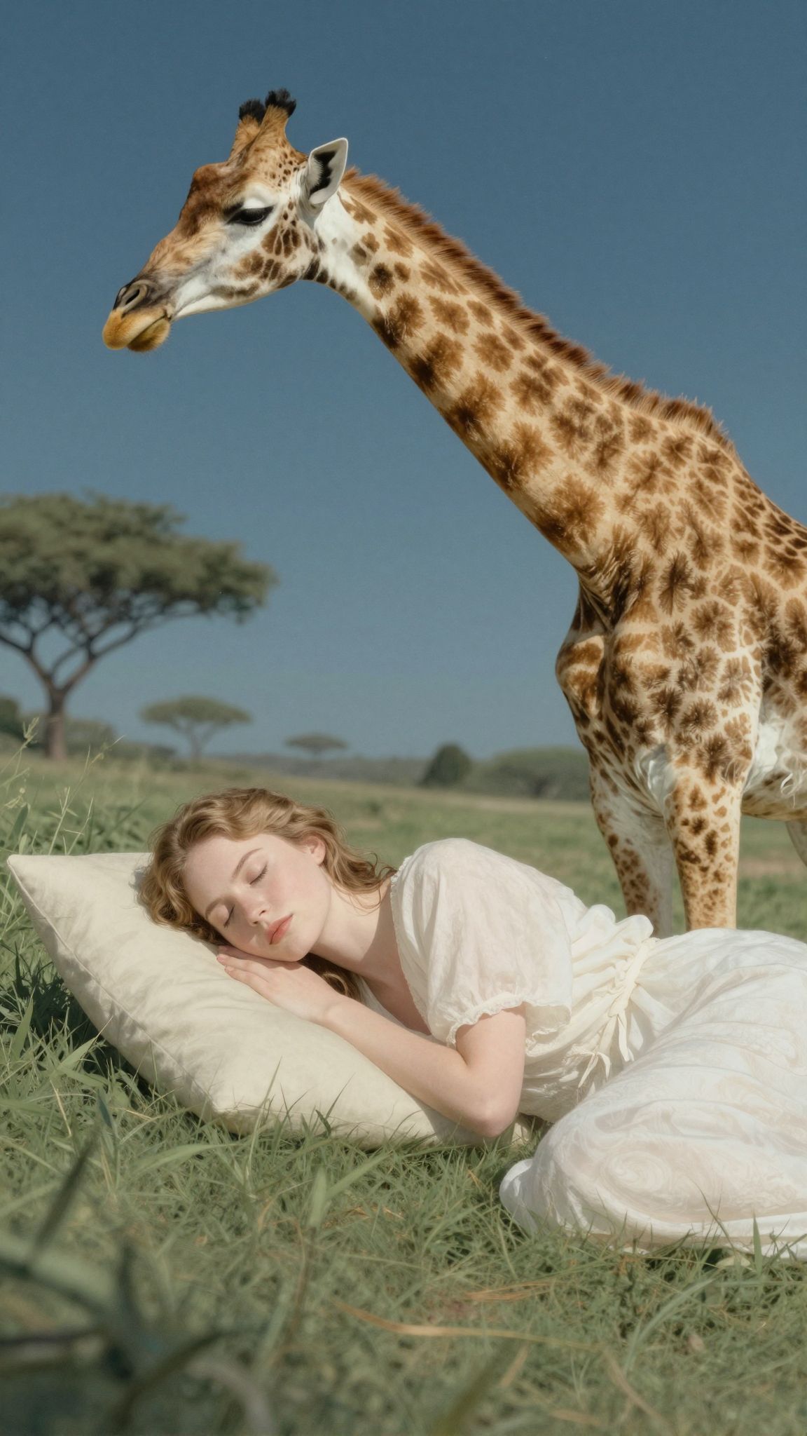 Az álomban megjelenő halott zsiráf a múlt fájdalmának szimbóluma, amely a lelkünk mélyén rejtőzik, vágyakozva a békére.