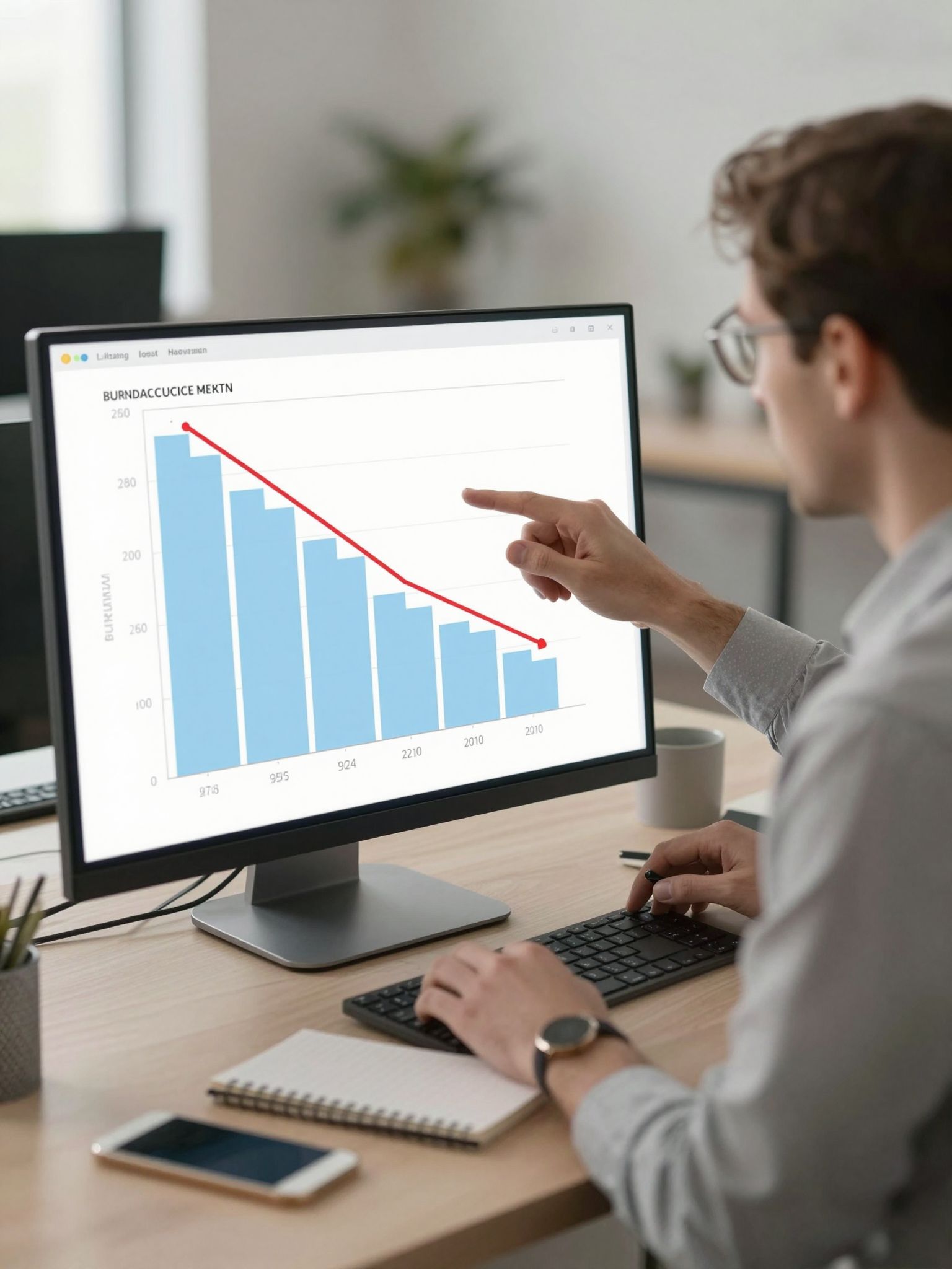 A burndown chart misztikus tükör, melyben a fejlődésünket, de a múlt árnyait is megpillanthatjuk.