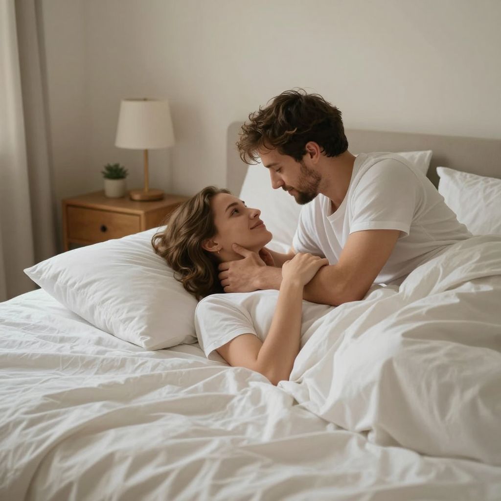 Az ágy a vágyak szentélye, ahol a titkos érzelmek és szenvedélyek találkoznak az álmokban.