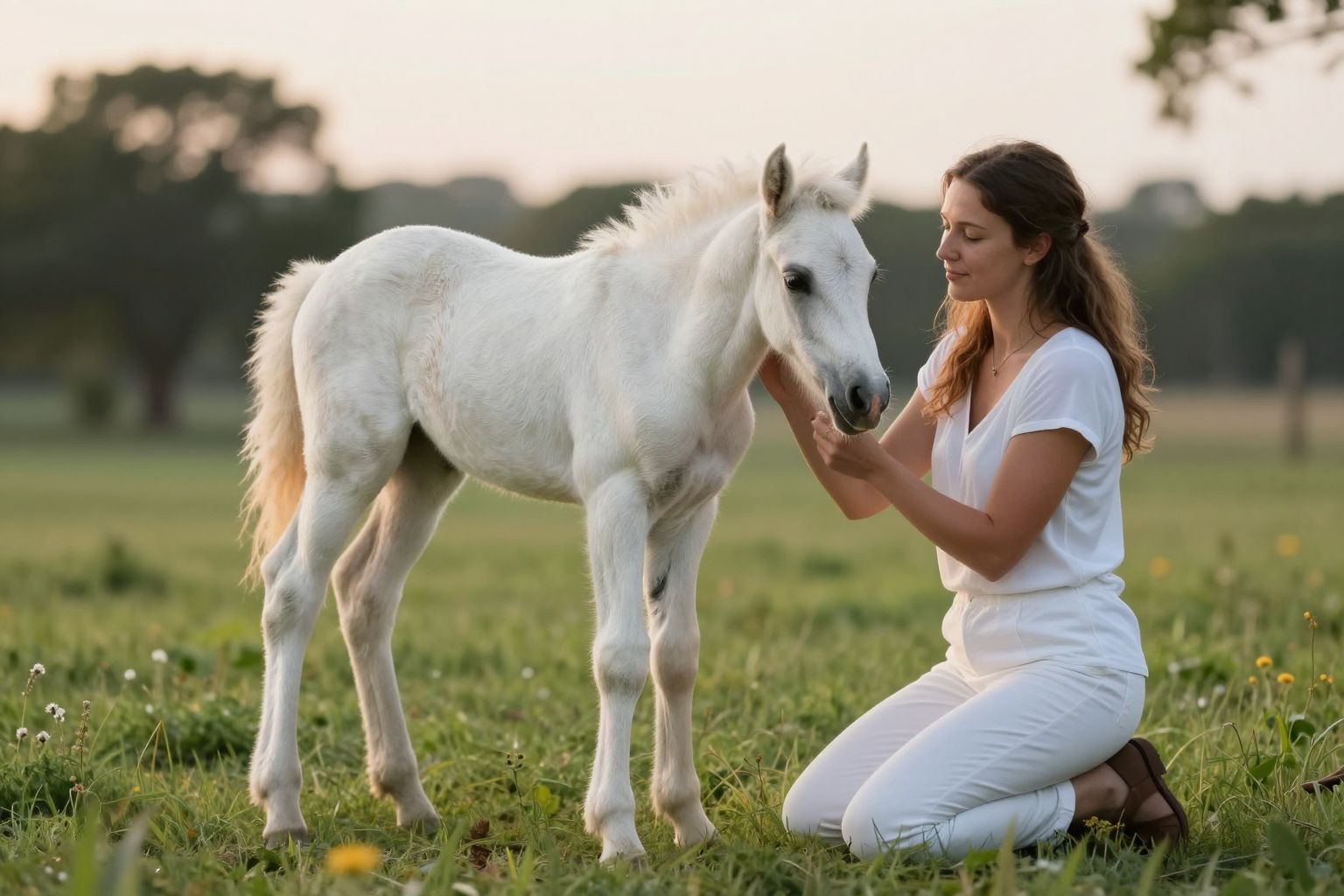 Álmunkban a pej csikó születése új kezdetet, tiszta reményeket és a lélek újjáéledését szimbolizálja.