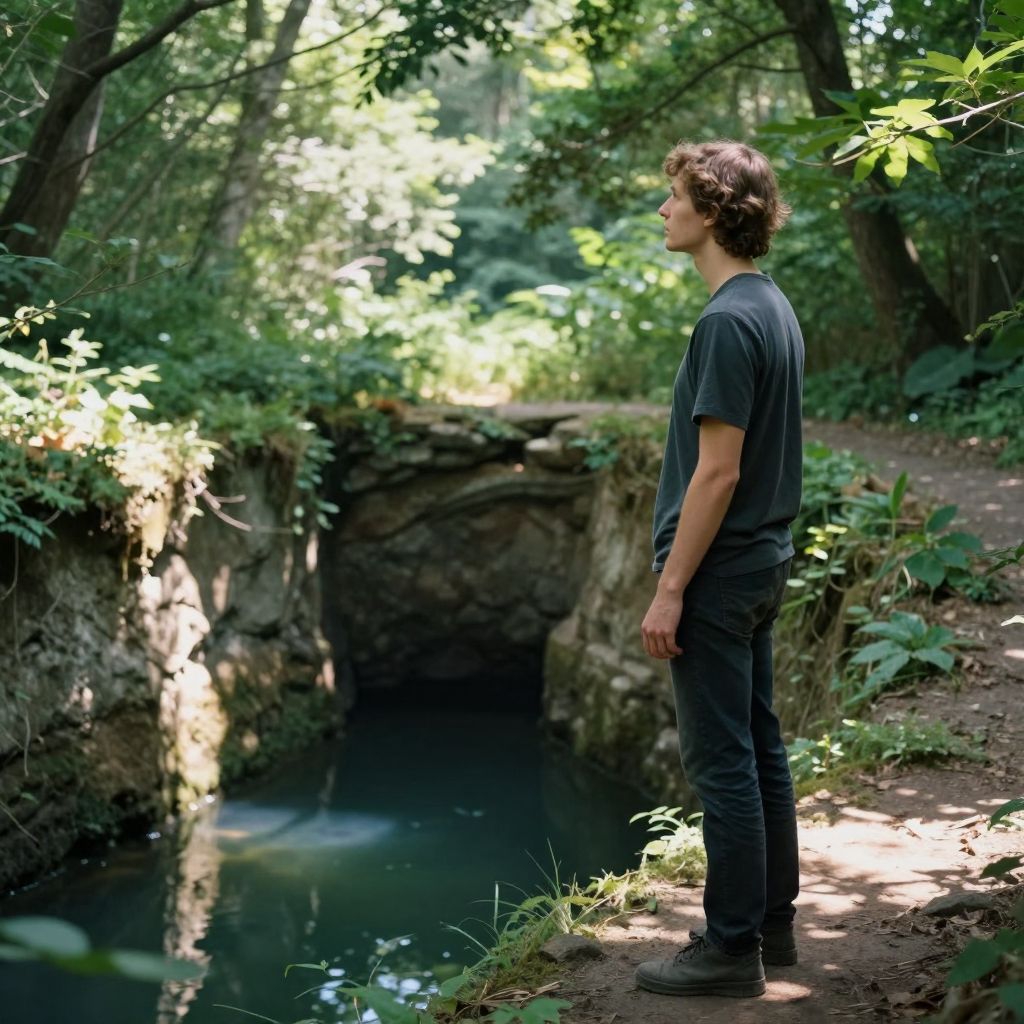 Az árok mélye rejtett titkokat őriz, melyek álmainkban az érzelmek tükreként ragyognak.