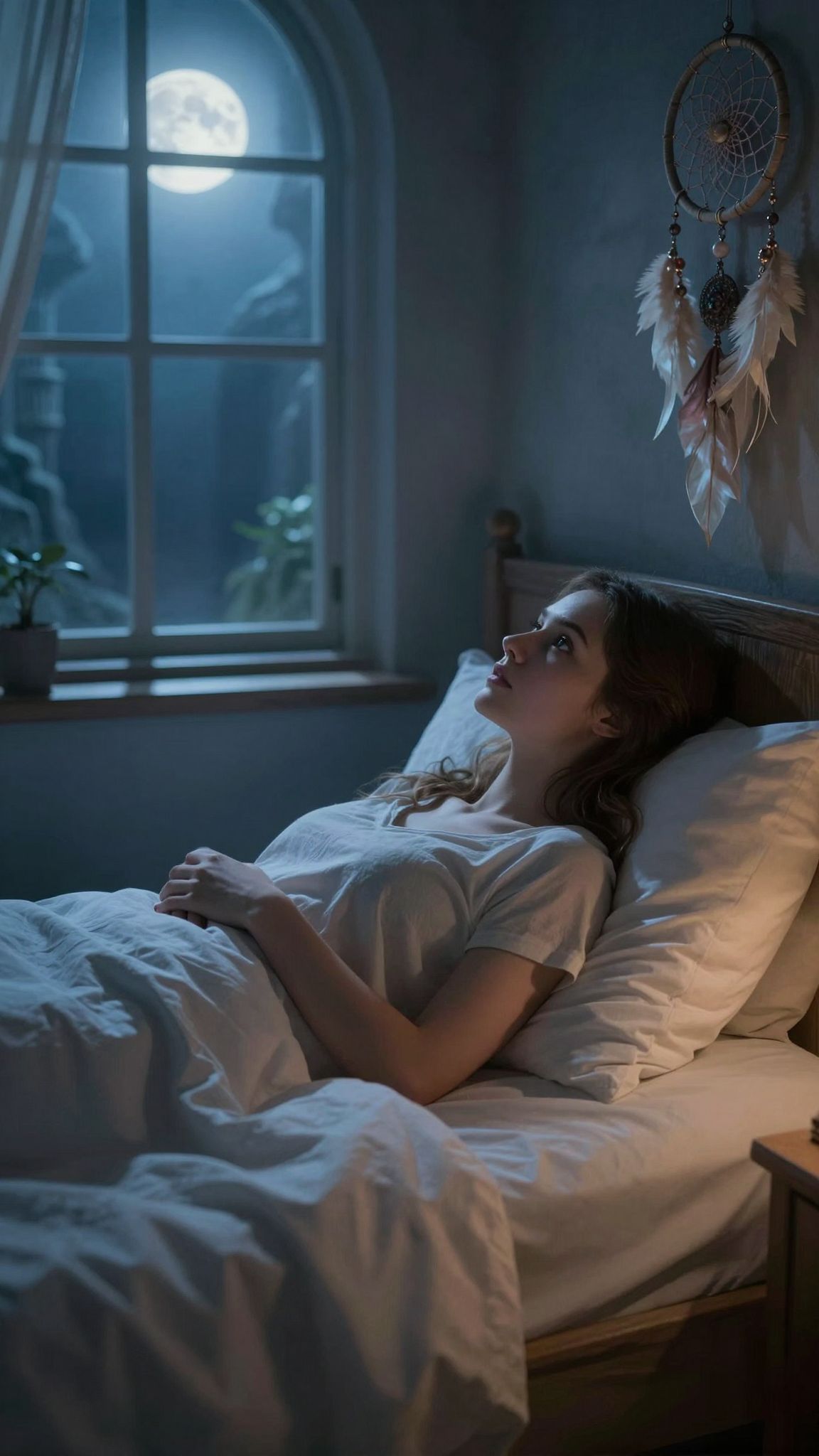 Az álmok varázslatos síkokra vezetnek, ahol a lélek rejtett vágyai és félelmei mutatkoznak meg a sötét víz felszínén.