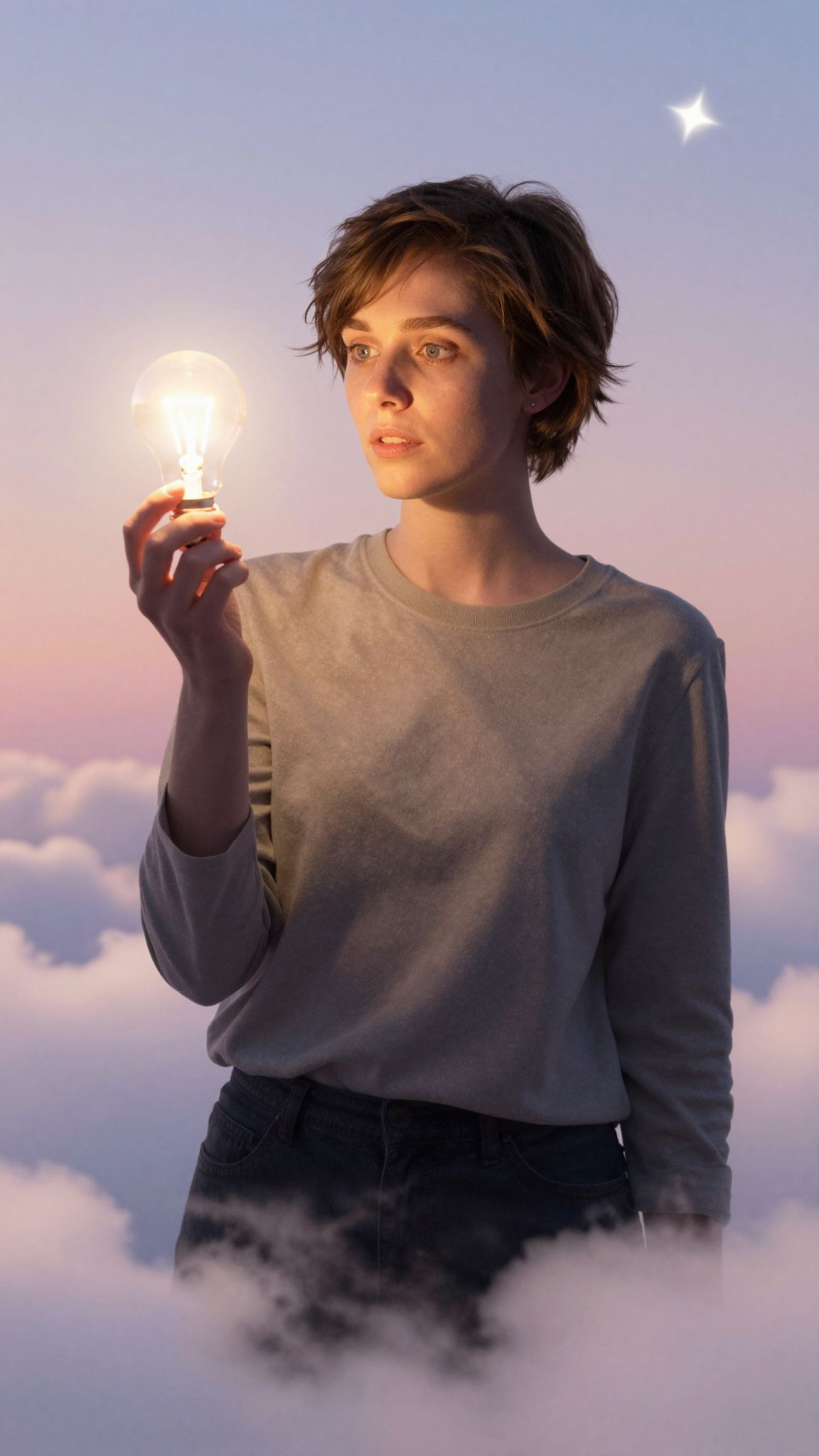 Az ismerős személy villanykörtével a kezében új fényeket hozhat az életedbe, rejtett igazságokat felfedve.