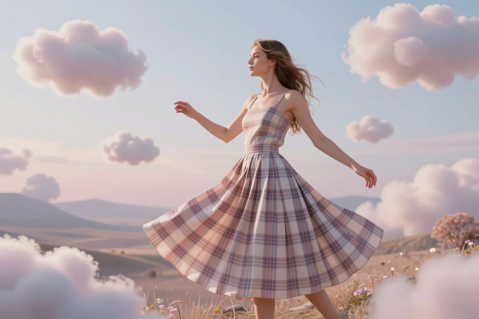 A kockás szoknya viselése álomban a szabadság és az önkifejezés szimbóluma, felfedi belső vágyaink titkát.