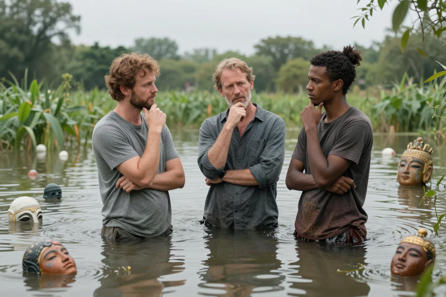 Az árvíz szimbóluma sok kultúrában a megújulást és a lélek mélyreható tisztulását jelképezi, új lehetőségeket hozva.