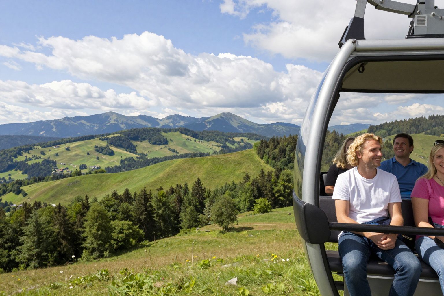 A libegő útján a felhők között álmaink lebegnek, titkok és vágyak szövik a varázslatos tájat.