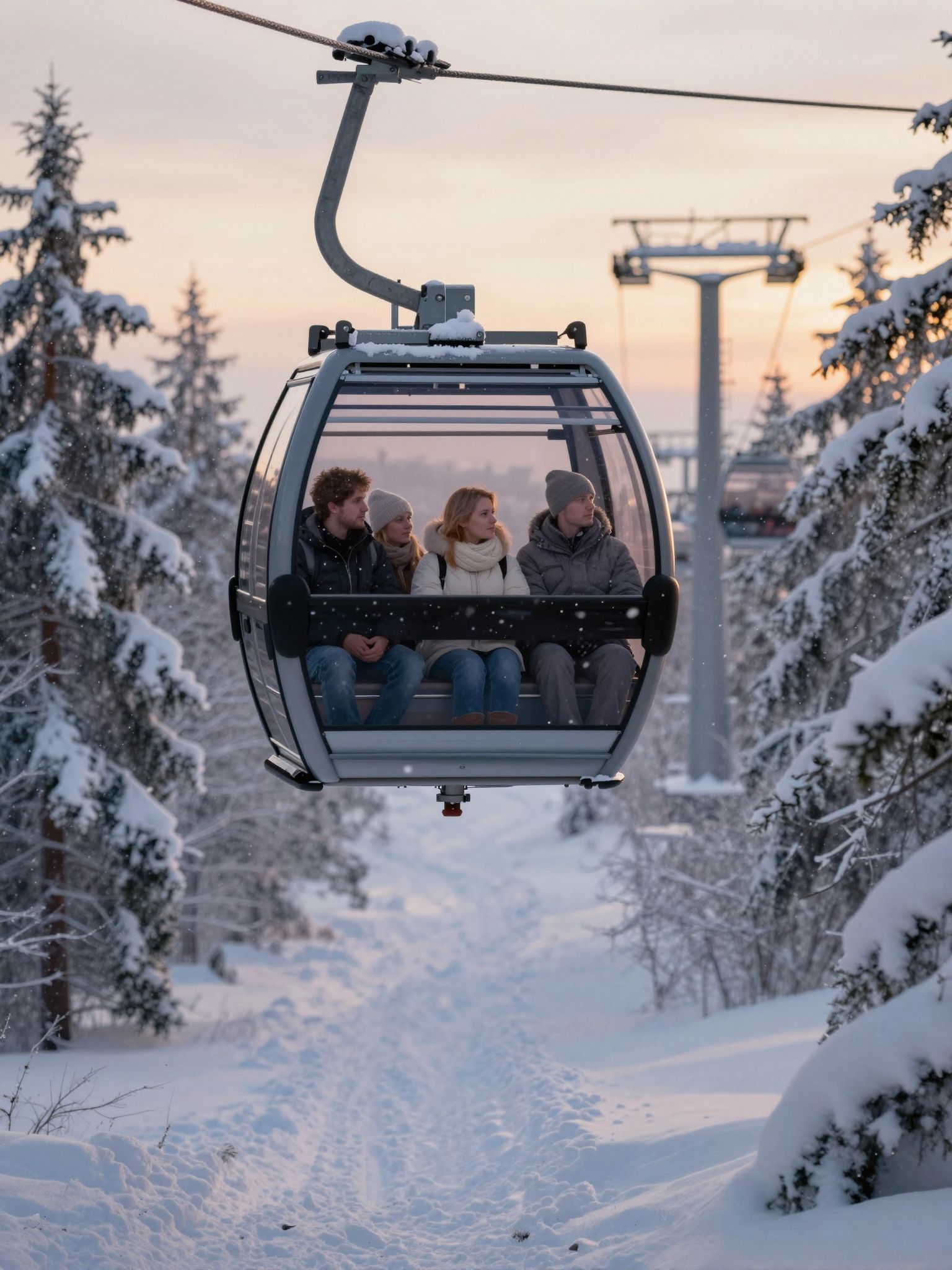 A hóesés varázsában libegők szárnyán utazva felfedezhetjük a lélek titkos útjait és a belső világ csodáit.