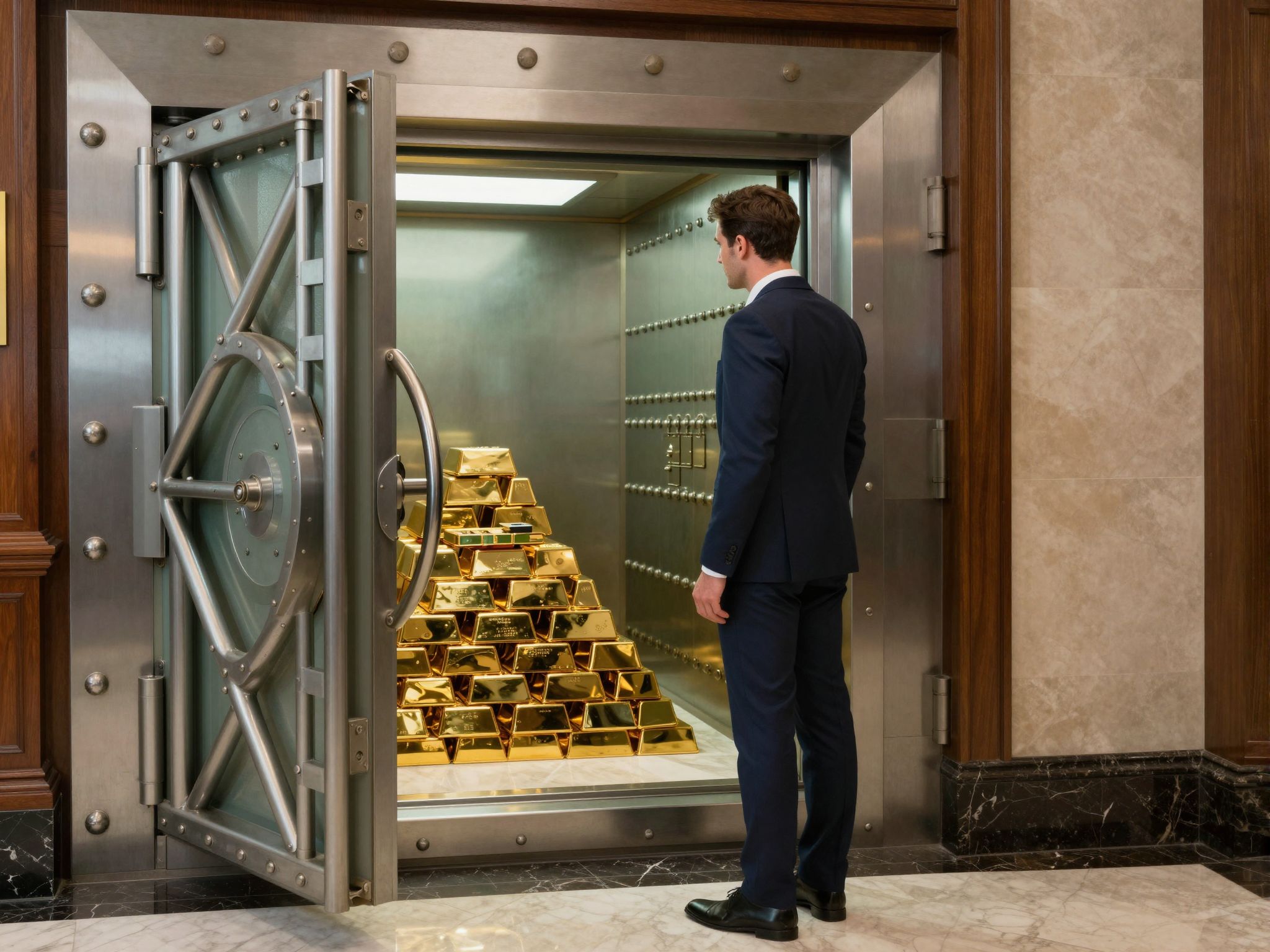 A bank páncélszekrényei titkokat rejtenek, mint az álmaink, amelyek biztonságot és félelmet egyaránt hoznak.