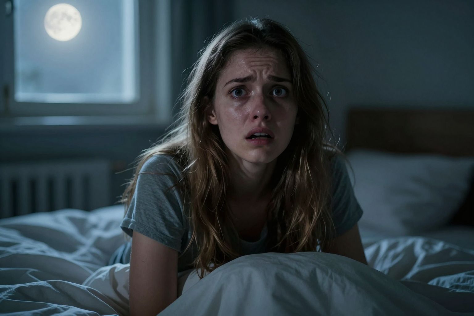 A félelem által kiváltott sikoltás az érzelmek mély tengerét tükrözi, árnyakat festve álmaink színpadára.