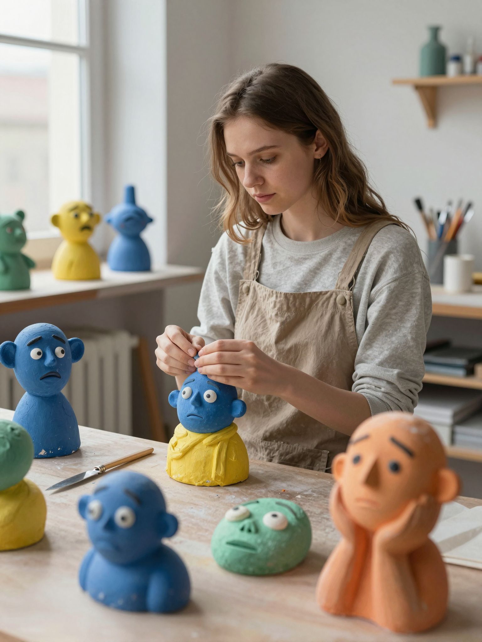 A színes gipsz álmok a lélek mélyén rejtőző érzelmeket és vágyakat szabadítanak fel, mágikus átalakulást idézve elő.