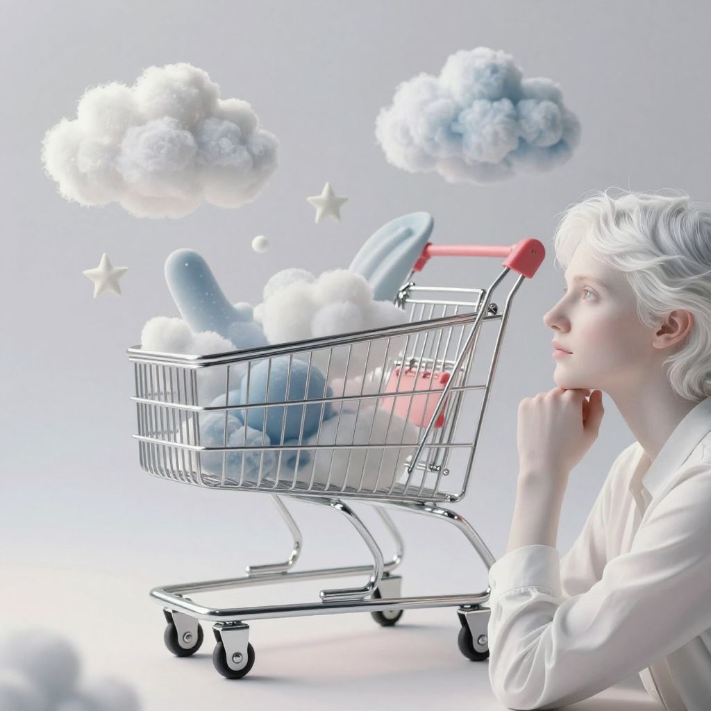 A bevásárlókocsi álomban a vágyak és szükségletek szimbolikus utazását reprezentálja, felfedezve belső világunk mélységeit.