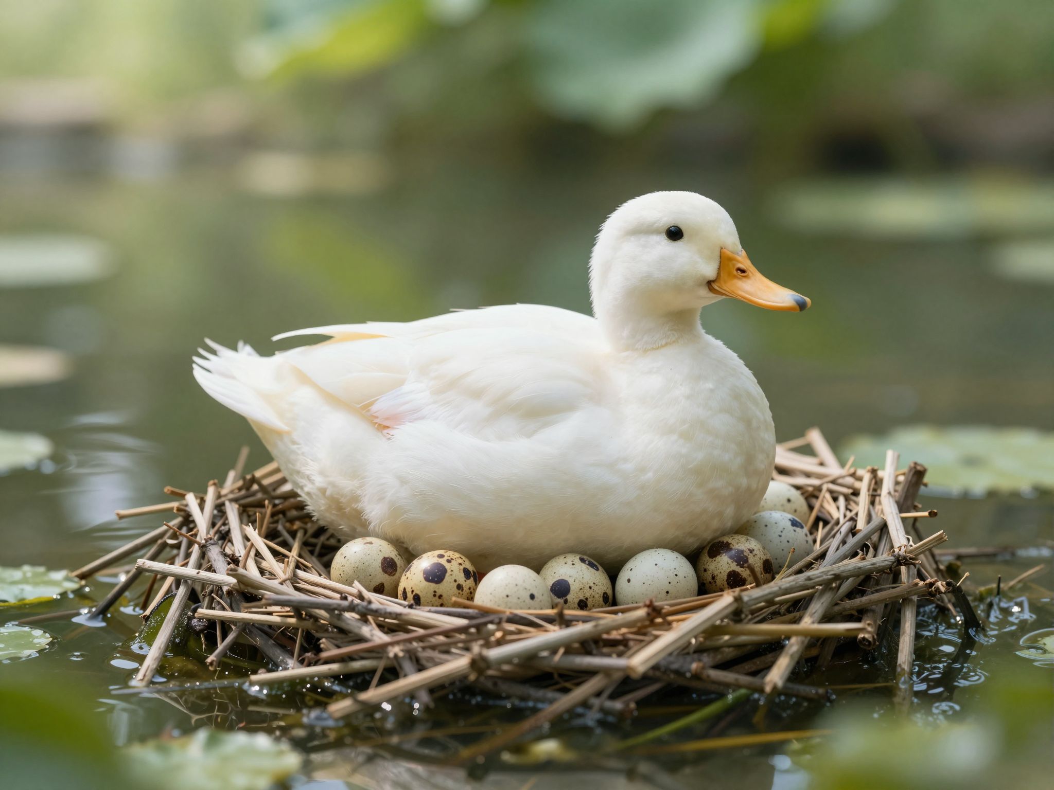 A vadkacsa tojások álomban új kezdeteket és rejtett lehetőségeket szimbolizálnak, tele reménnyel és varázslattal.