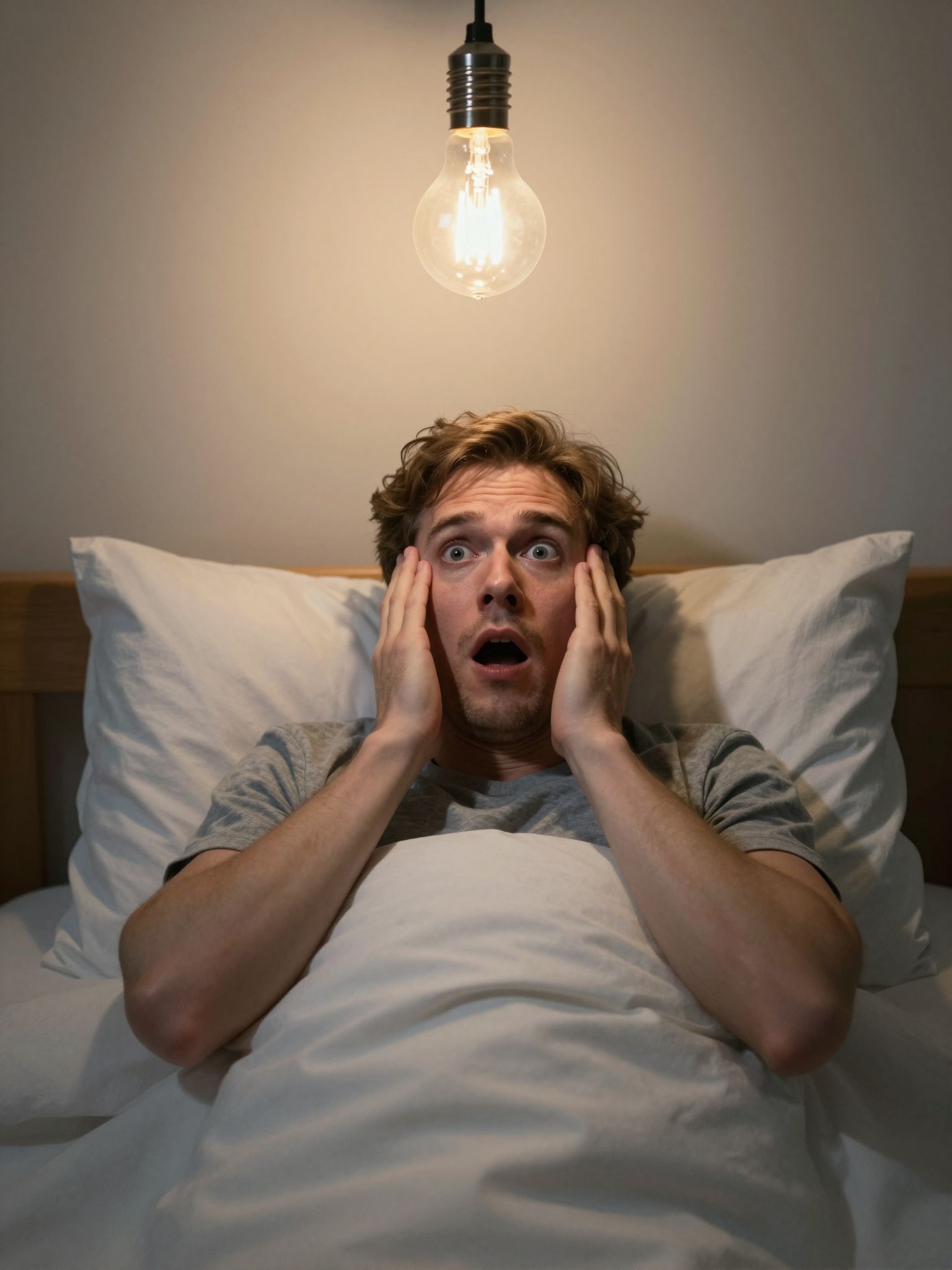 Az álomban megijedt villanykörte fénye a tudatalatti félelmeink és rejtett vágyaink felfedezését jelzi.