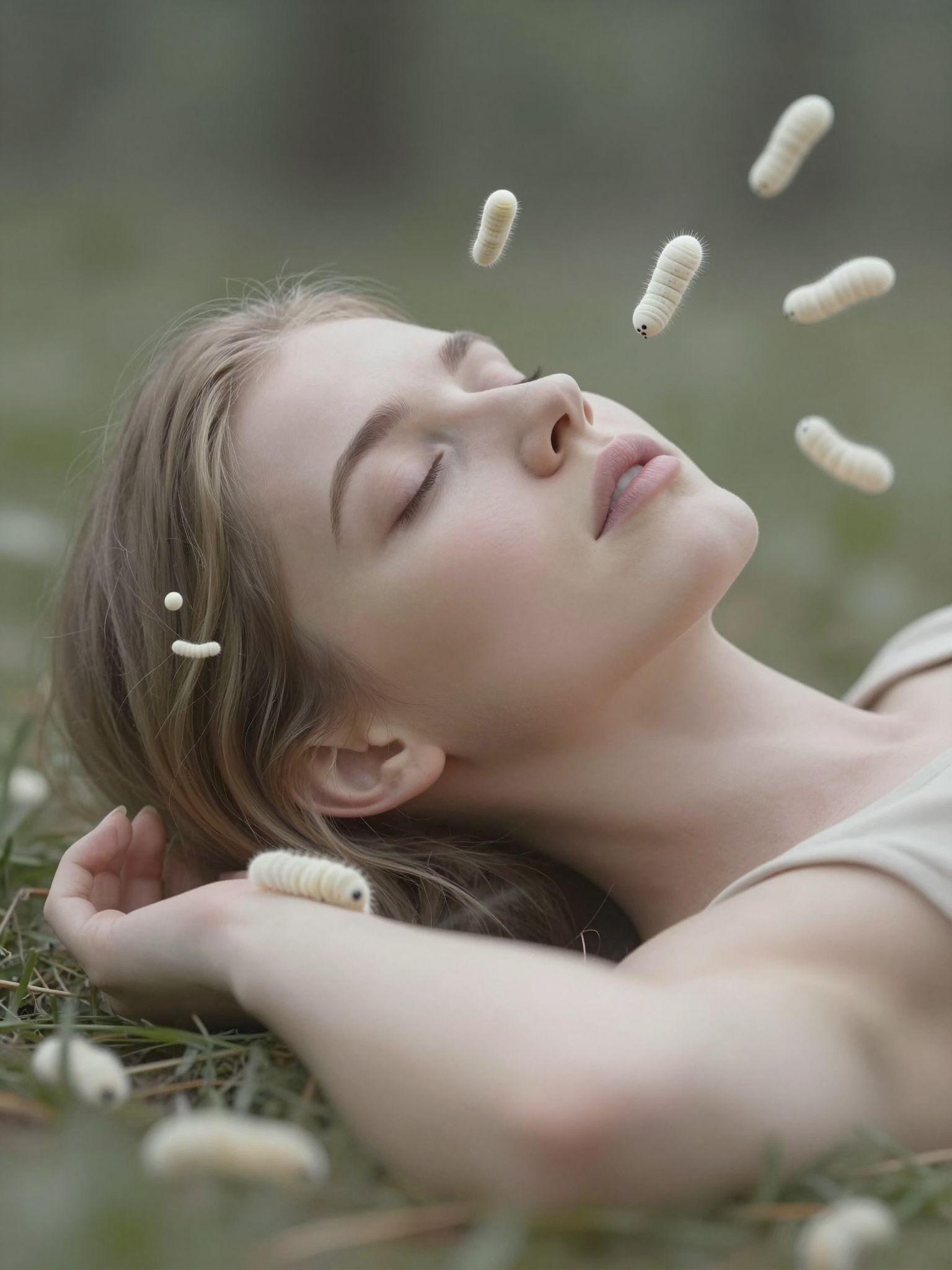 A lárvák a tudatalattink mélyén rejtőző vágyakat és félelmeket szimbolizálják, felfedve álmunk titkos világát.