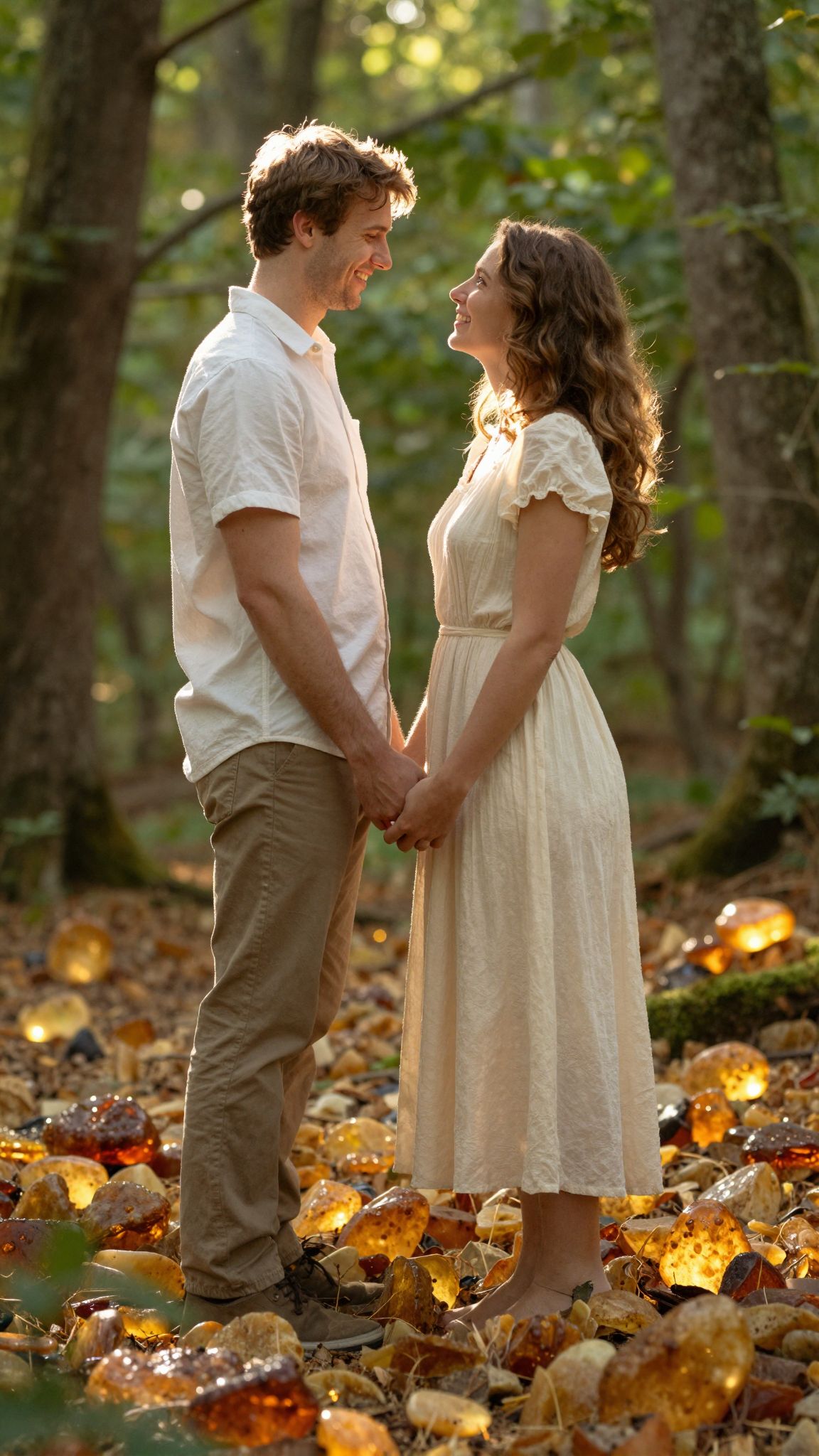 A borostyán álma a szeretet és a jövő reményének szimbóluma, mely összeköti a lelkeket a boldogság útján.